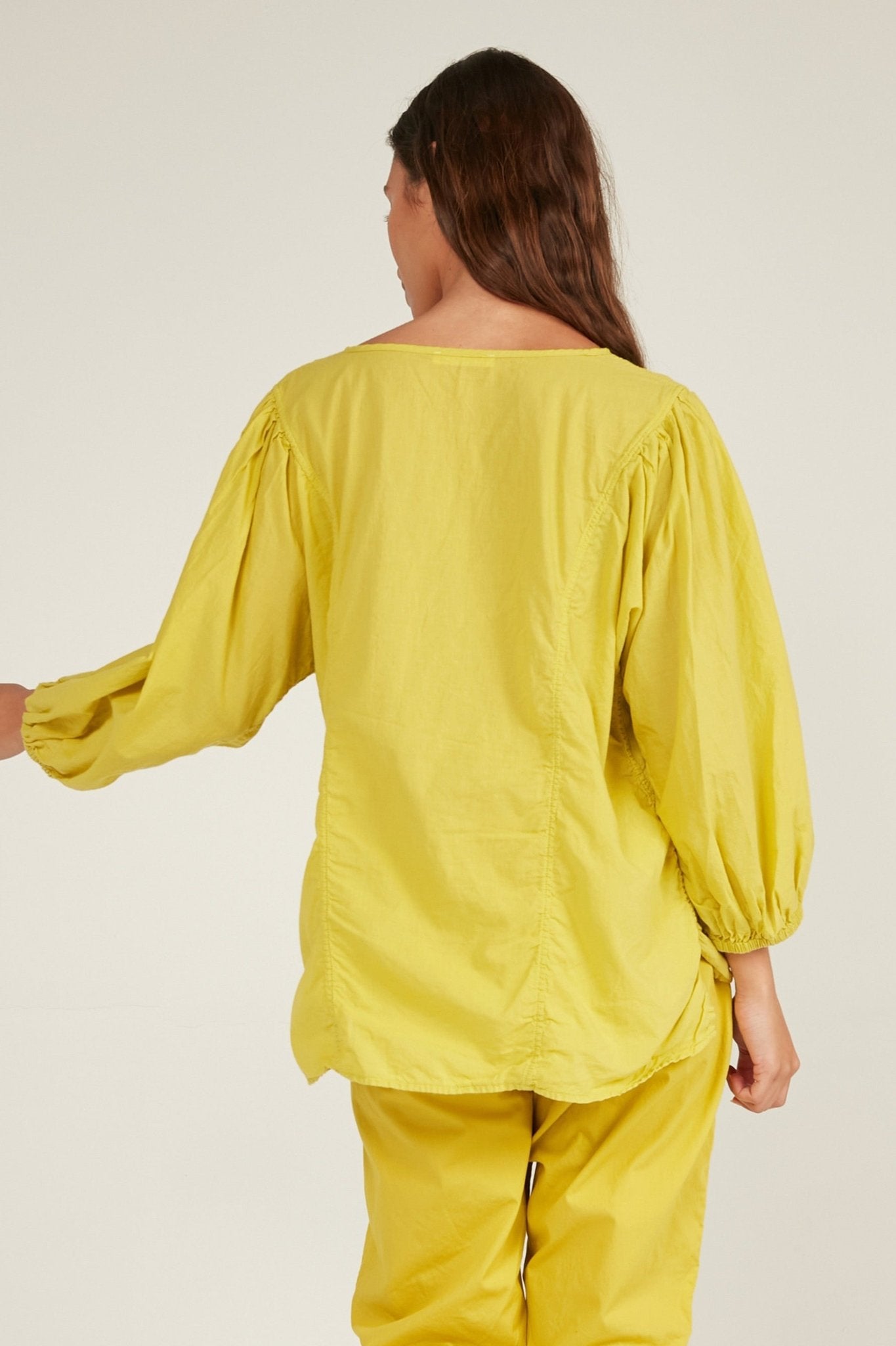 HALCYON SHIRT - CHARTREUSE - Primness