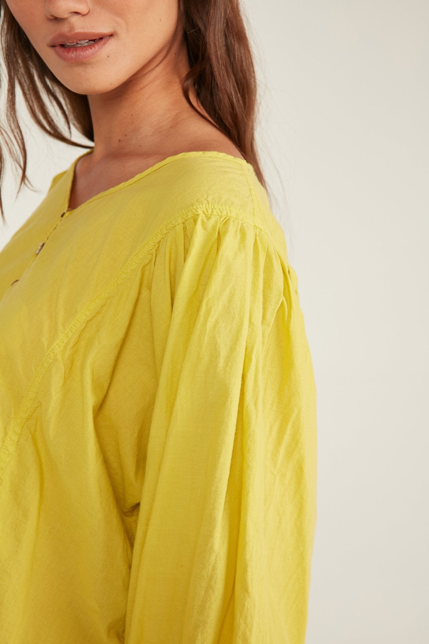 HALCYON SHIRT - CHARTREUSE - Primness