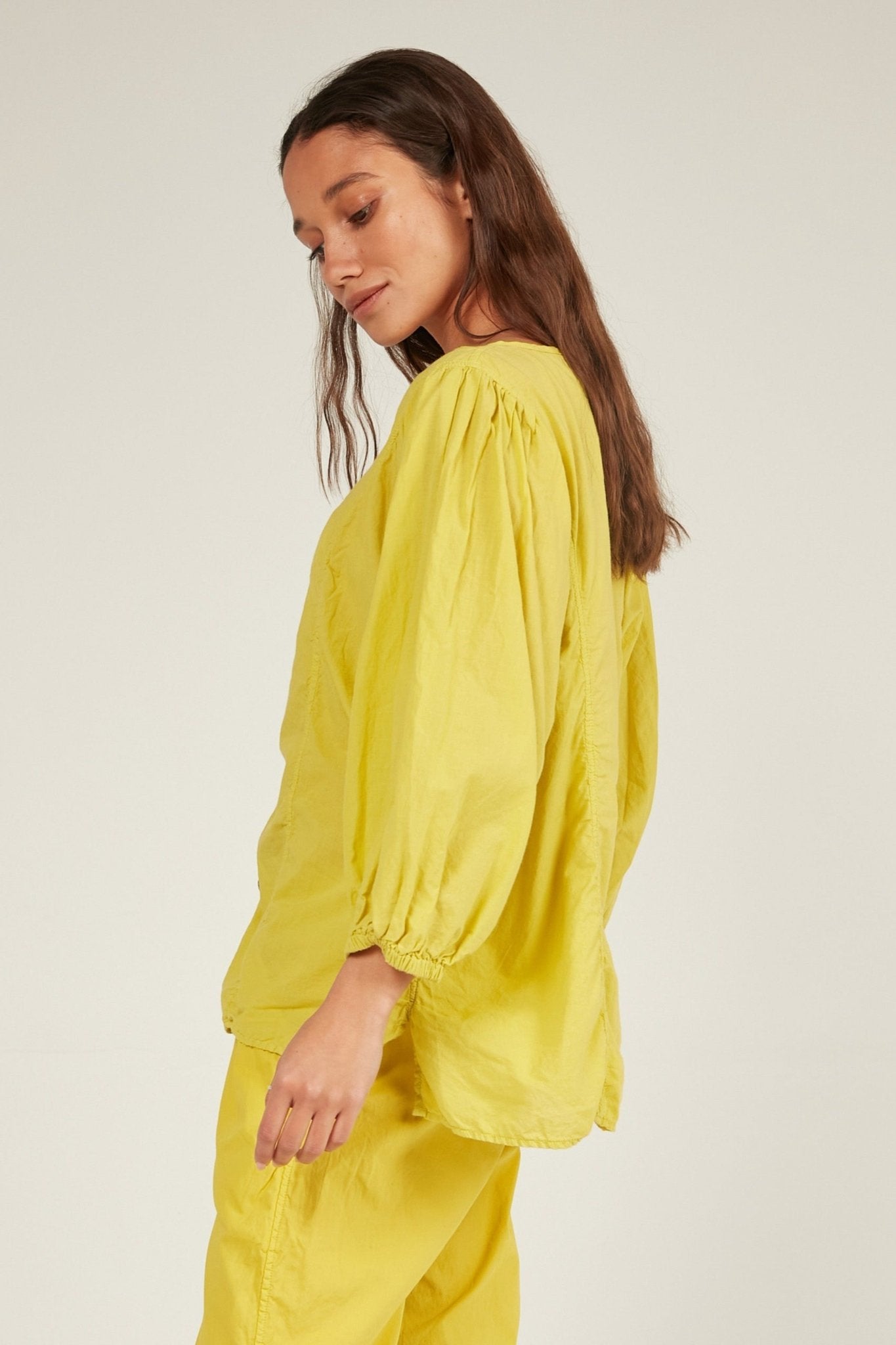 HALCYON SHIRT - CHARTREUSE - Primness