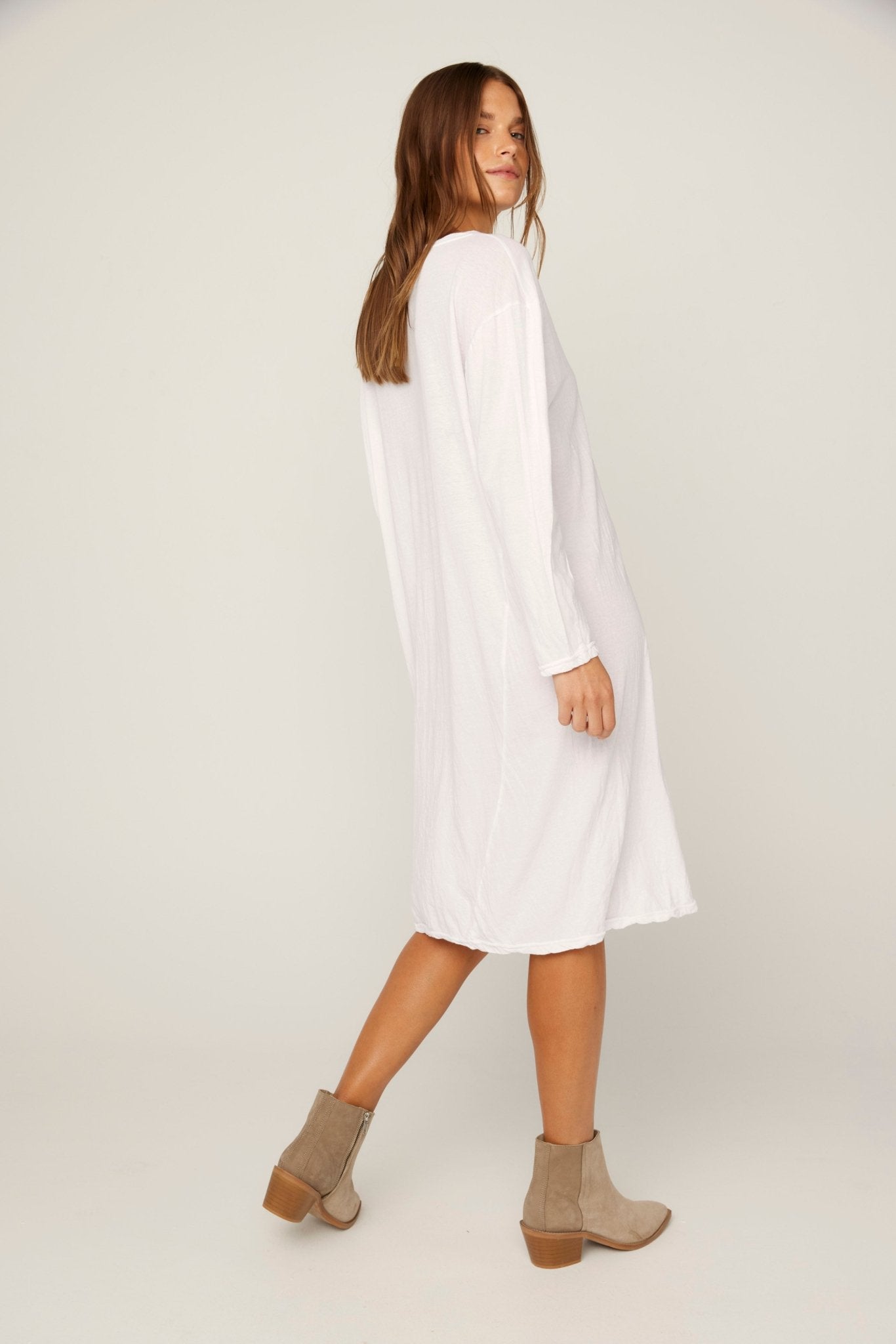 HAP L/S DRESS - BLANC - PRE-ORDER - Primness