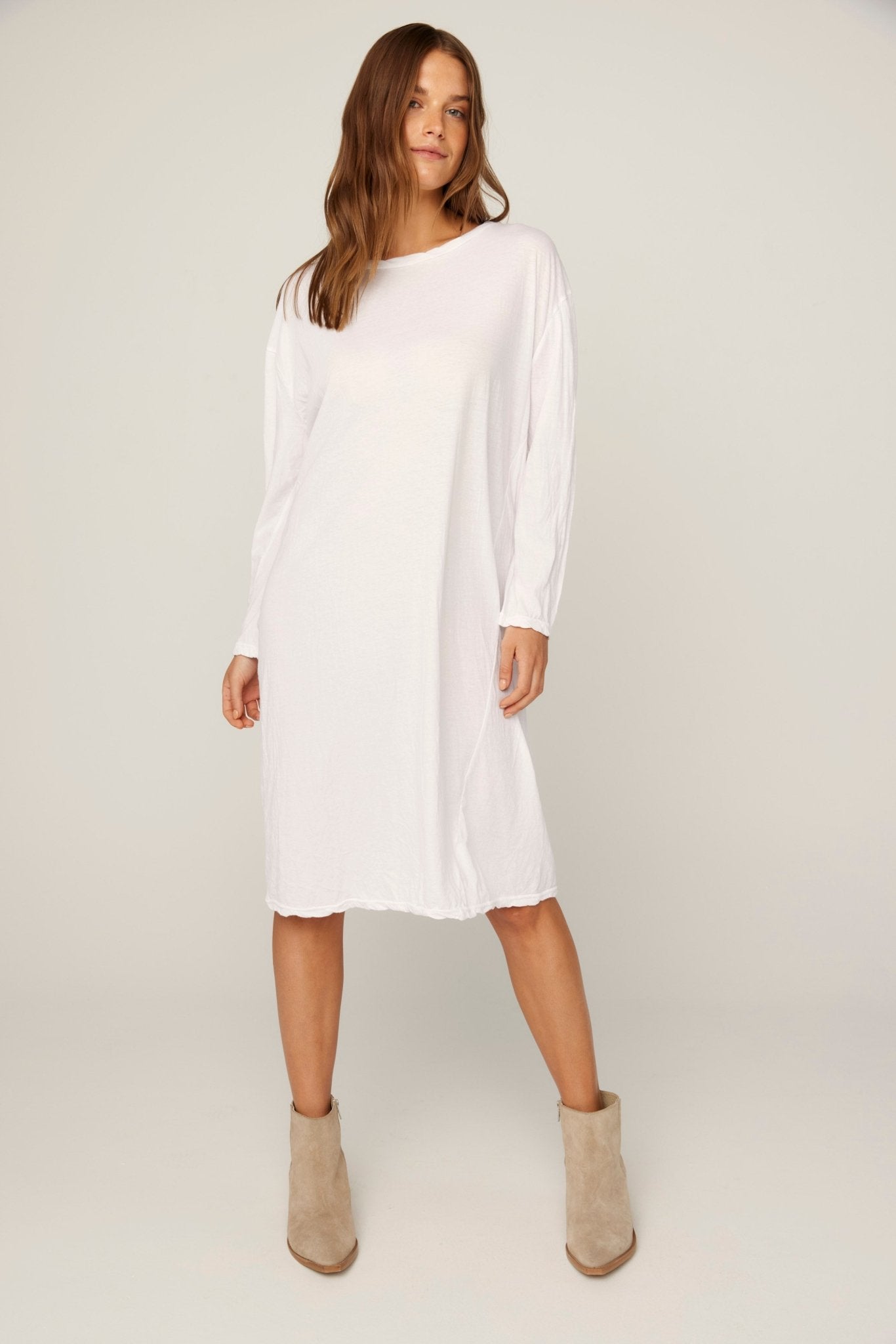 HAP L/S DRESS - BLANC - PRE-ORDER - Primness