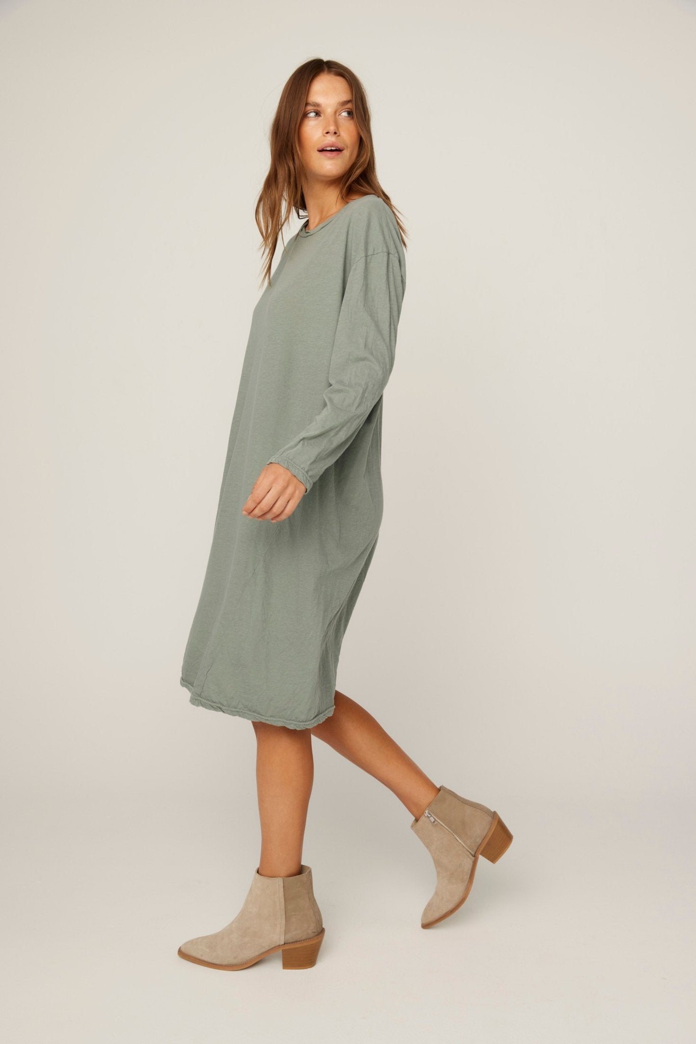 HAP L/S DRESS - FERN - PRE-ORDER - Primness