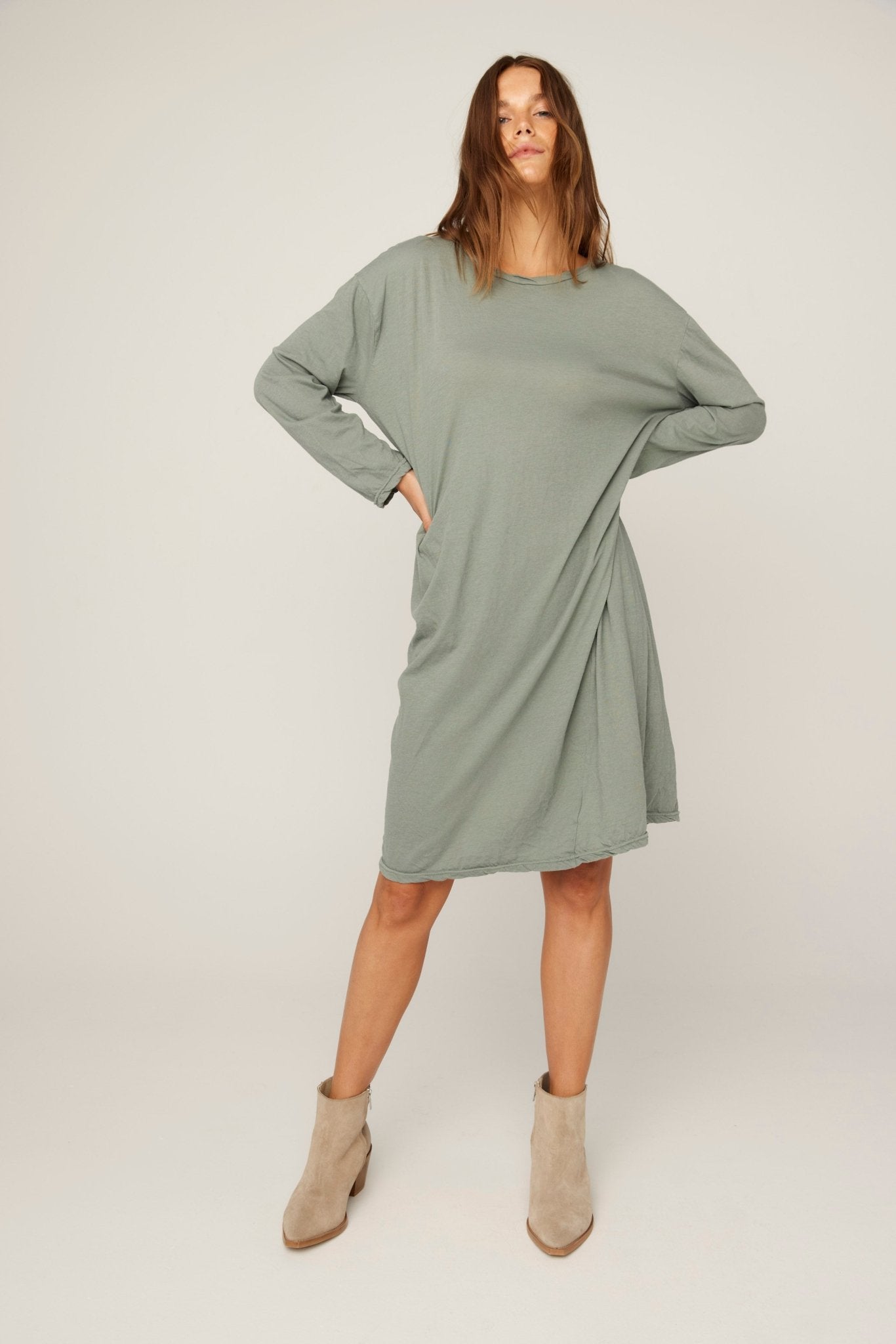 HAP L/S DRESS - FERN - PRE-ORDER - Primness