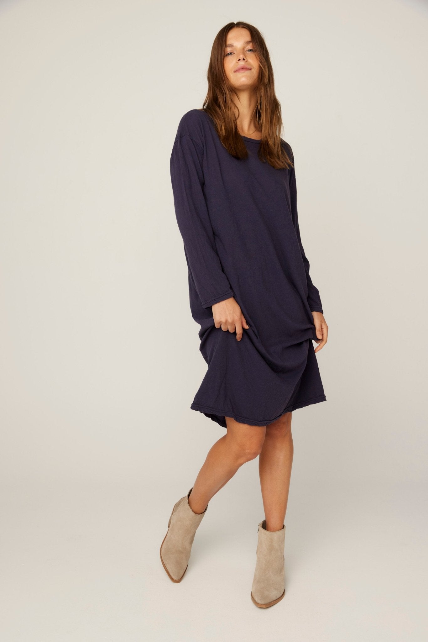 HAP L/S DRESS - PEBBLE - PRE-ORDER - Primness