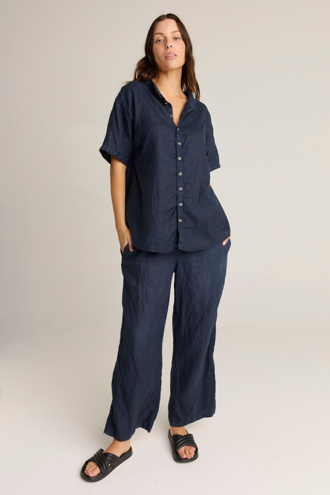 ISLAND PANT - DARK NAVY (PRE - ORDER) - Primness