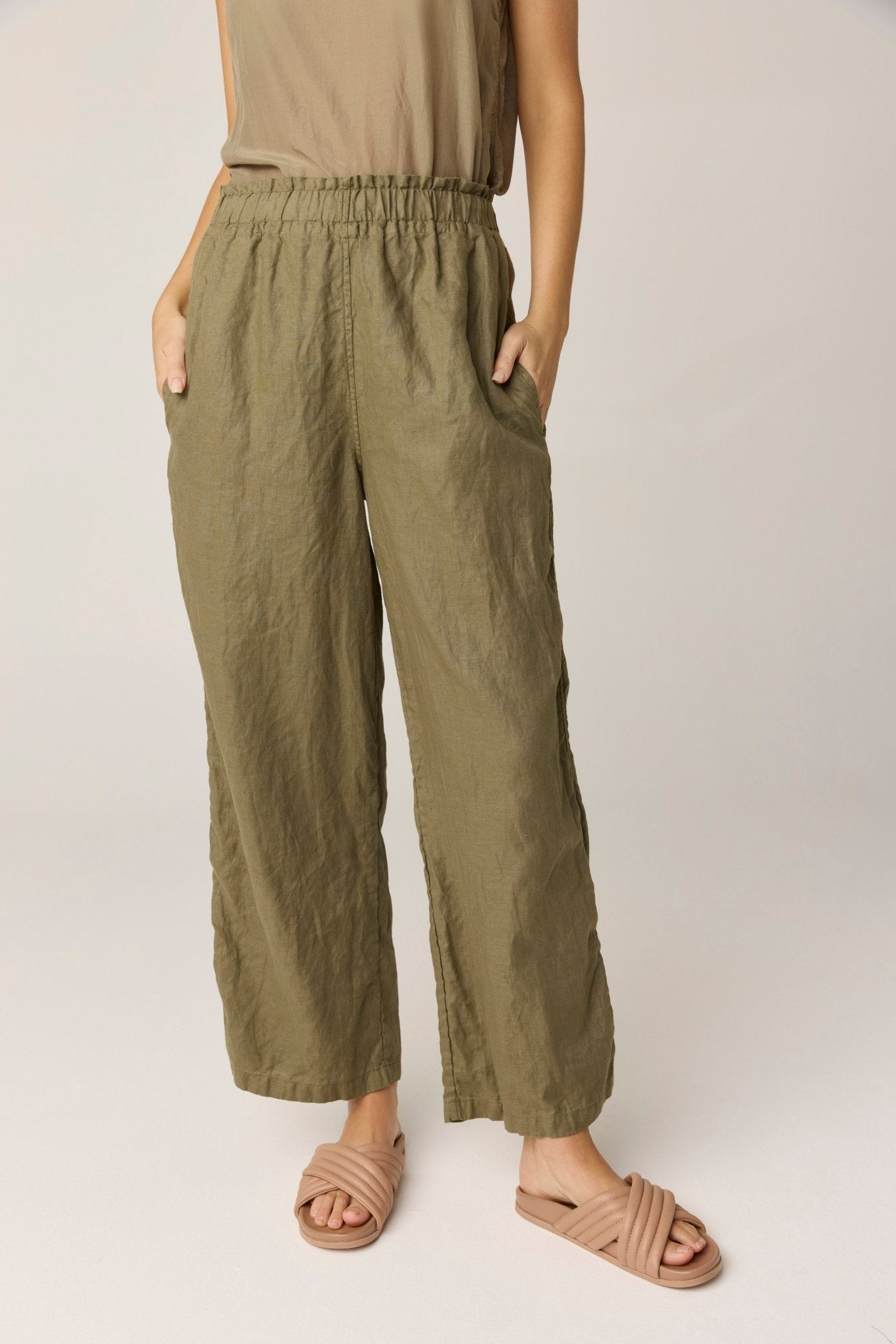 ISLAND PANT - MOSS (PRE - ORDER) - Primness