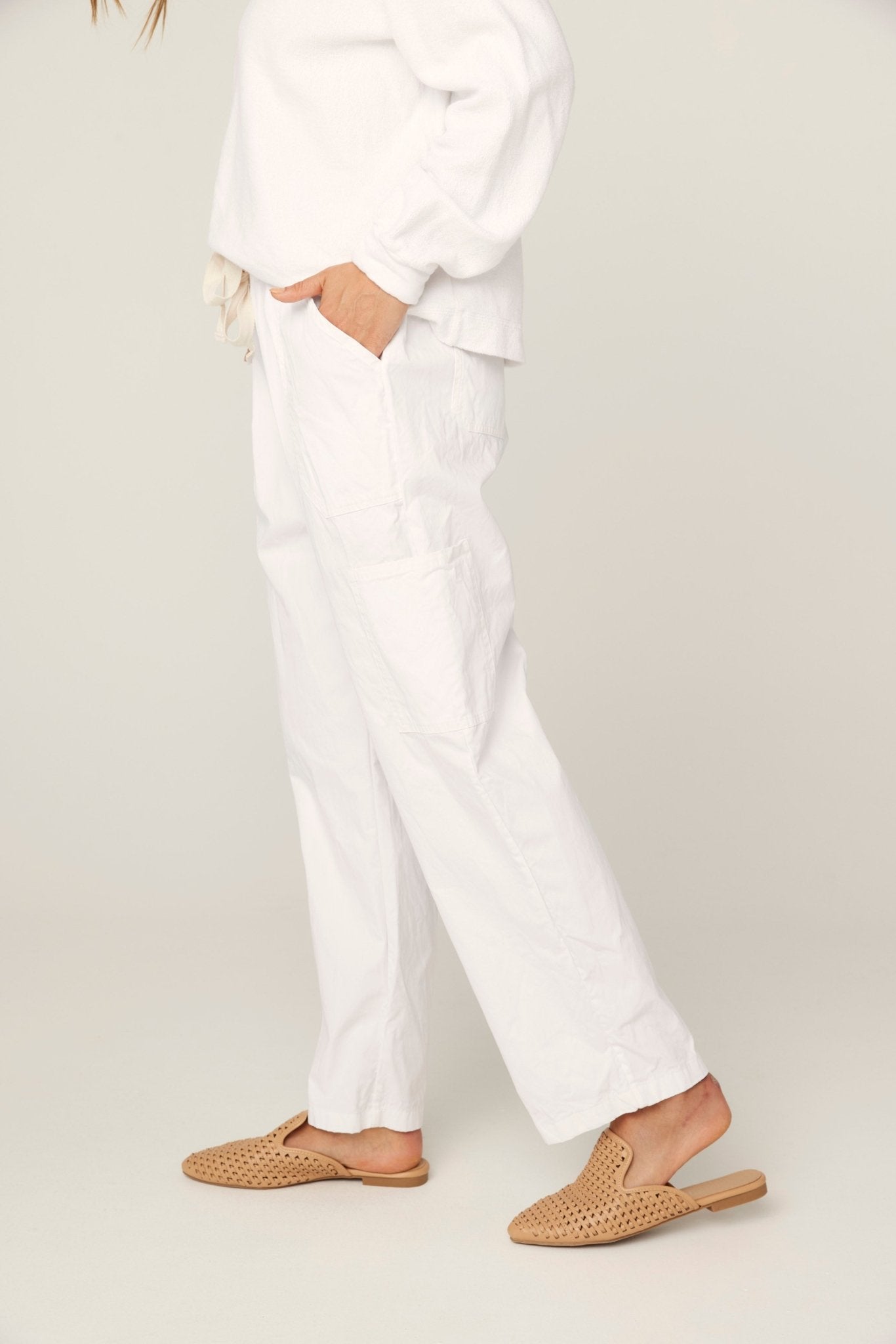 JEST CARGO PANT - BLANC - PRE-ORDER - Primness