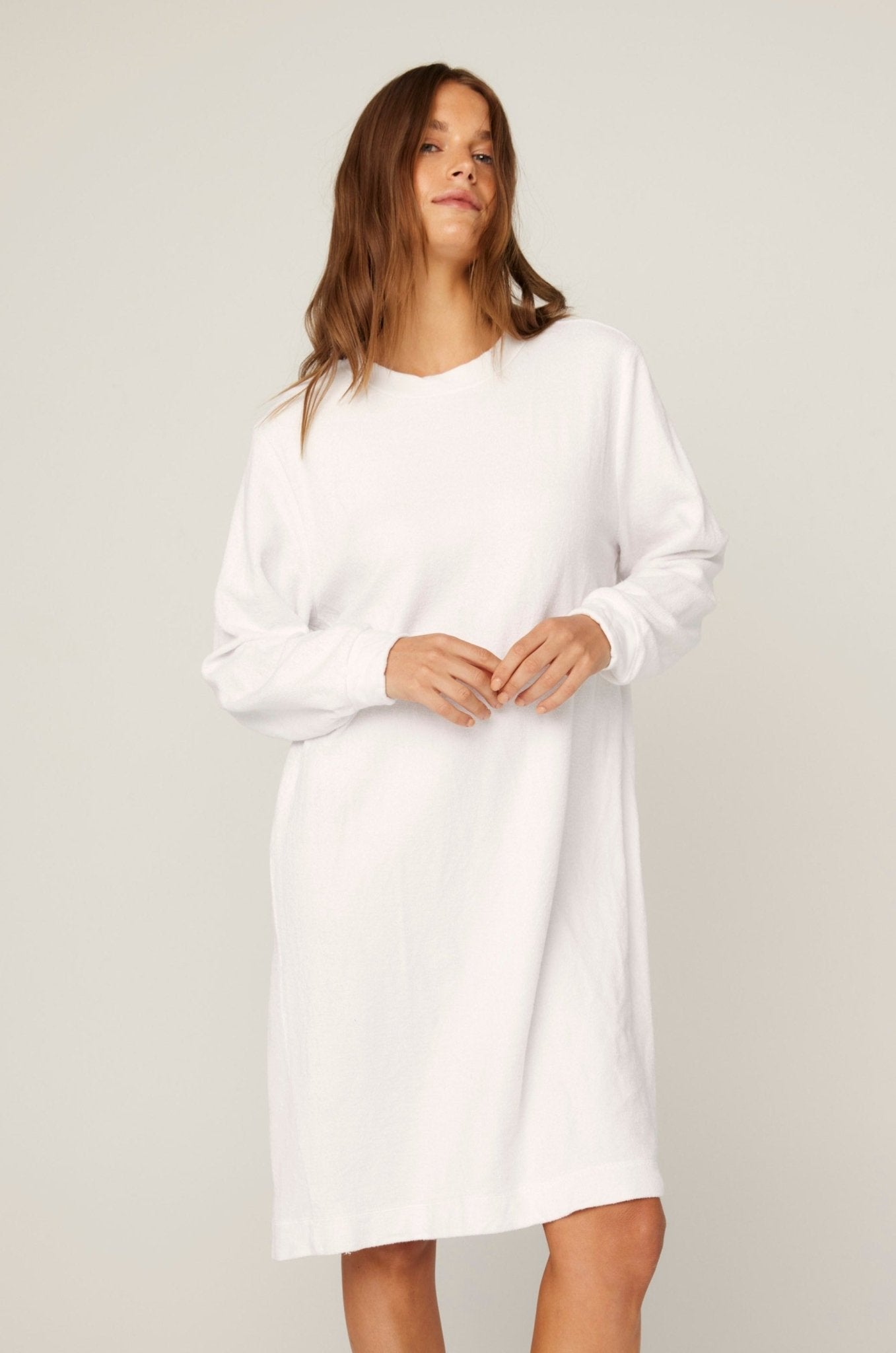 JUNE JUMPER DRESS - BLANC - PRE-ORDER - Primness