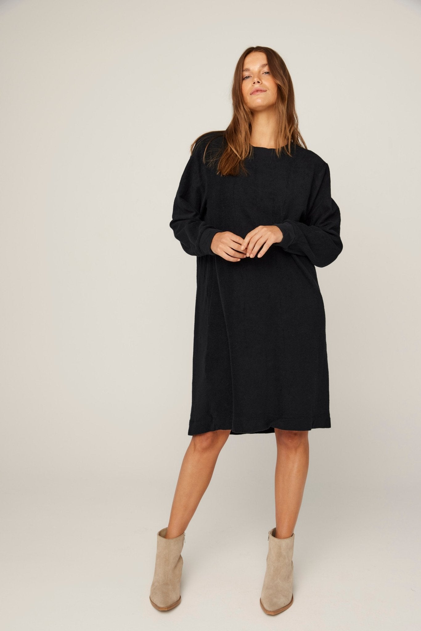 JUNE JUMPER DRESS - NOIR - PRE-ORDER - Primness