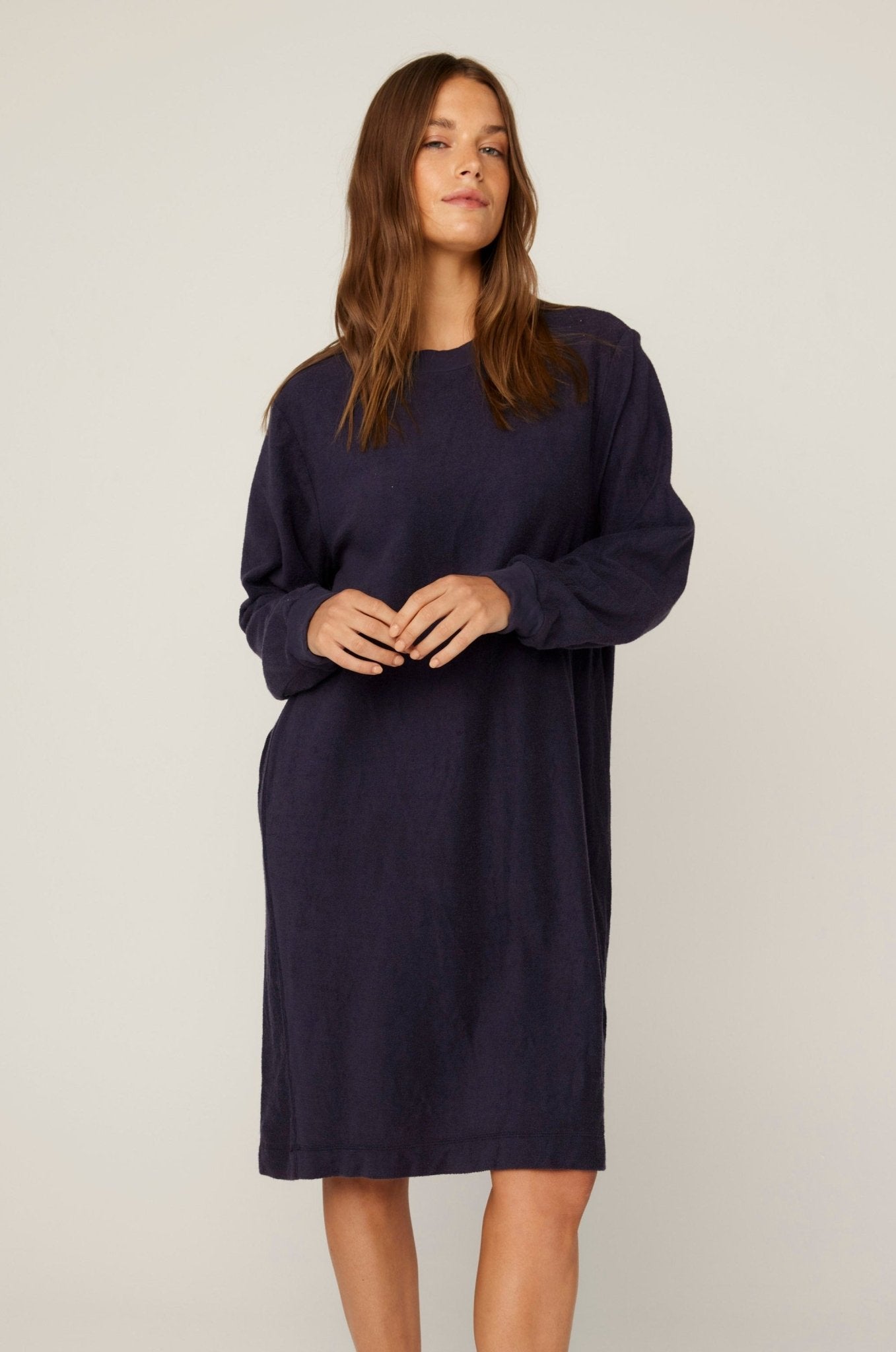 JUNE JUMPER DRESS - PEBBLE - PRE-ORDER - Primness