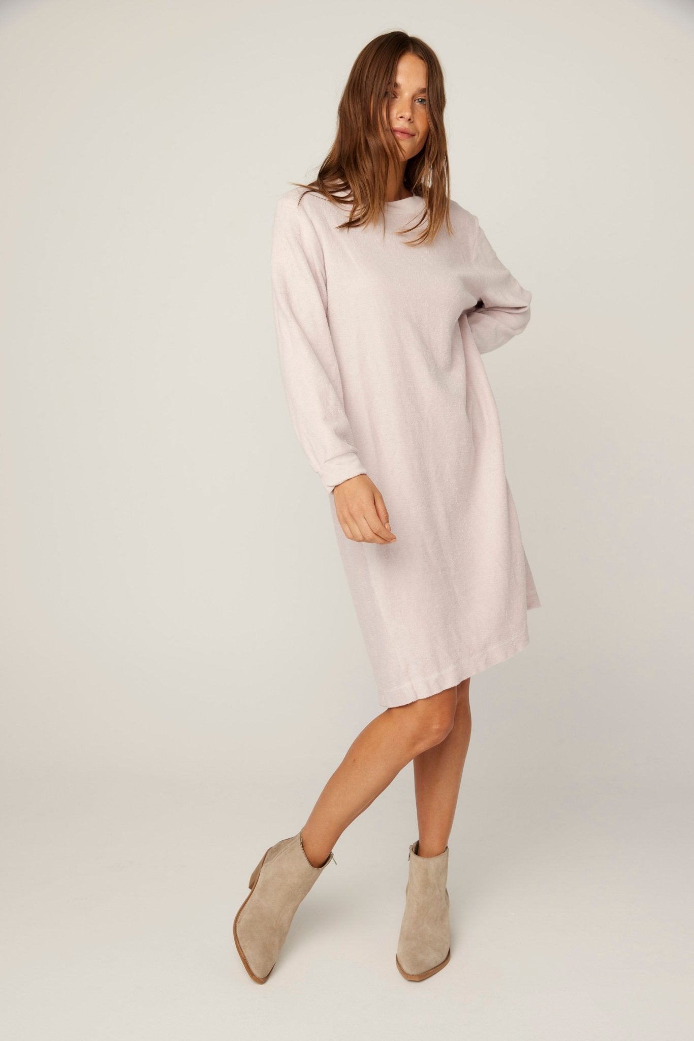 JUNE JUMPER DRESS - POWDER - PRE-ORDER - Primness