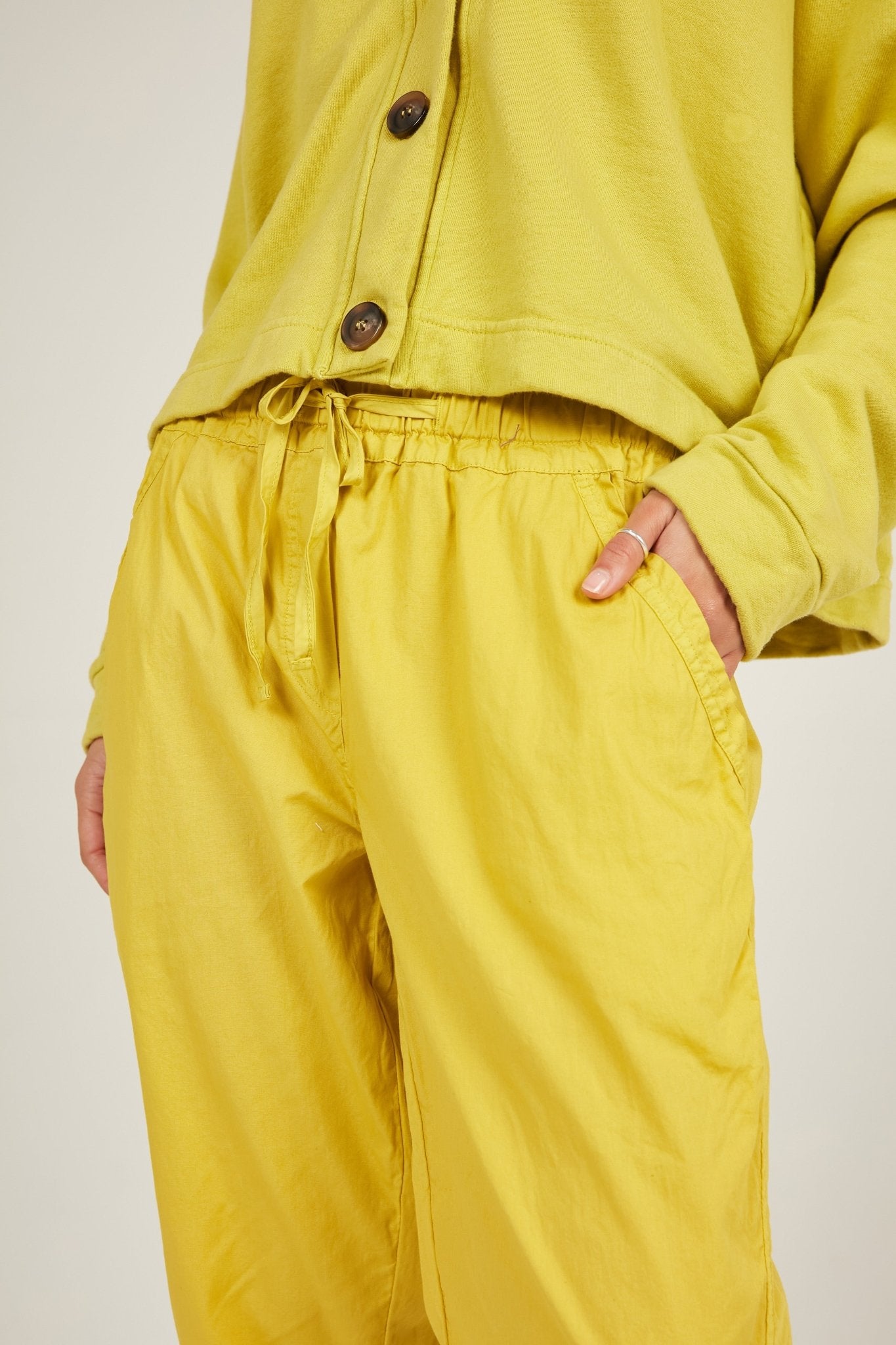 KUMI PANT - CHARTREUSE - Primness