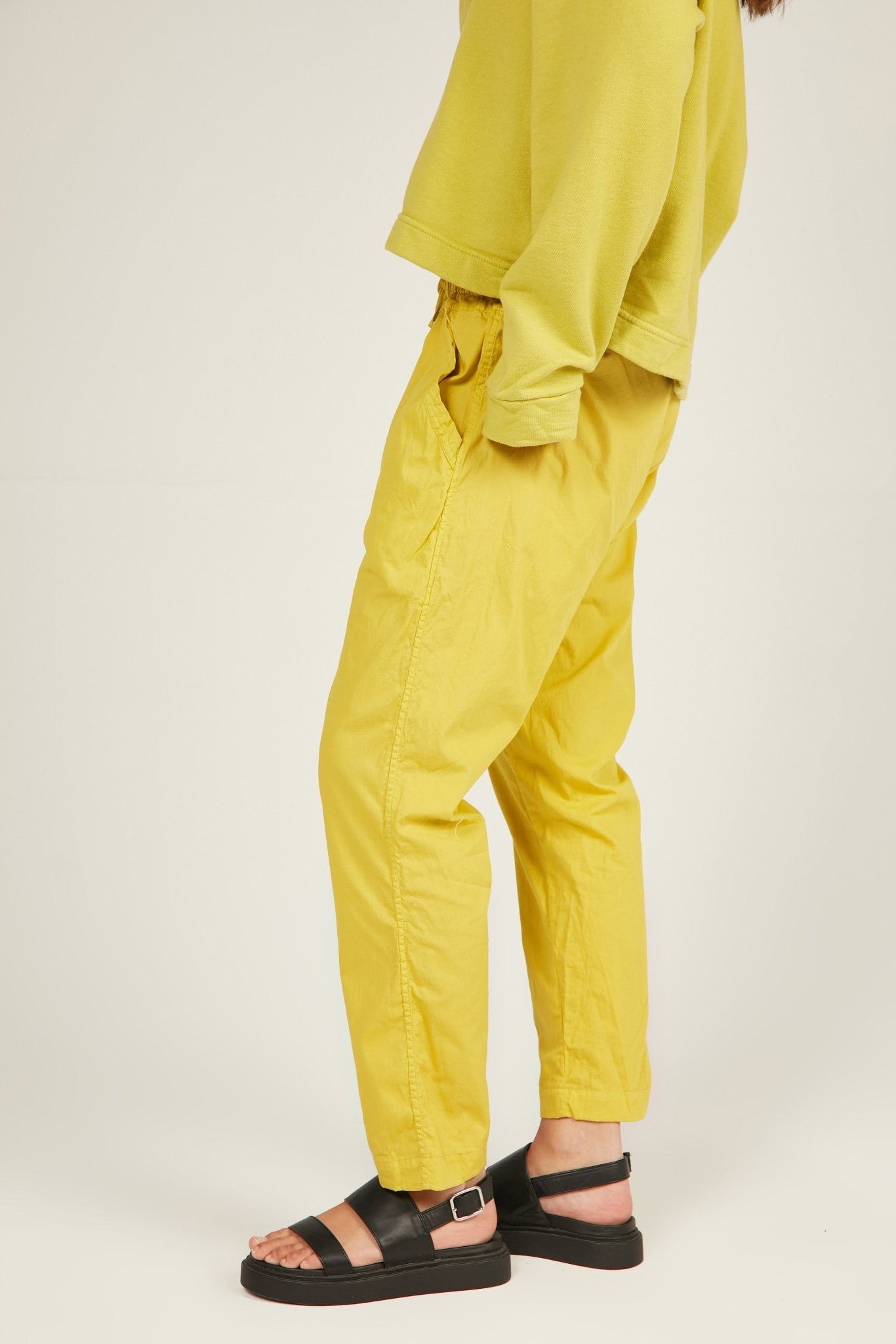 KUMI PANT - CHARTREUSE - Primness