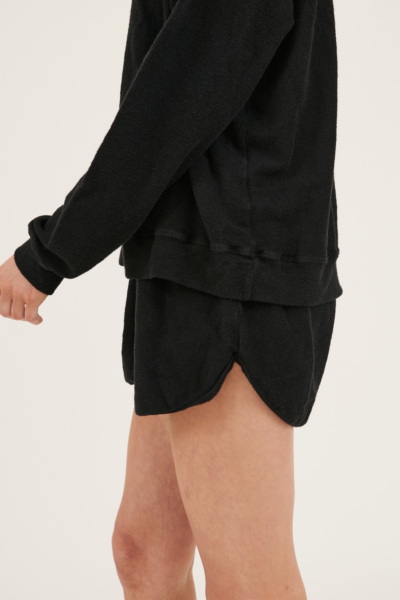 LOVER TERRY SHORTS - NOIR - FINAL SALE - Primness