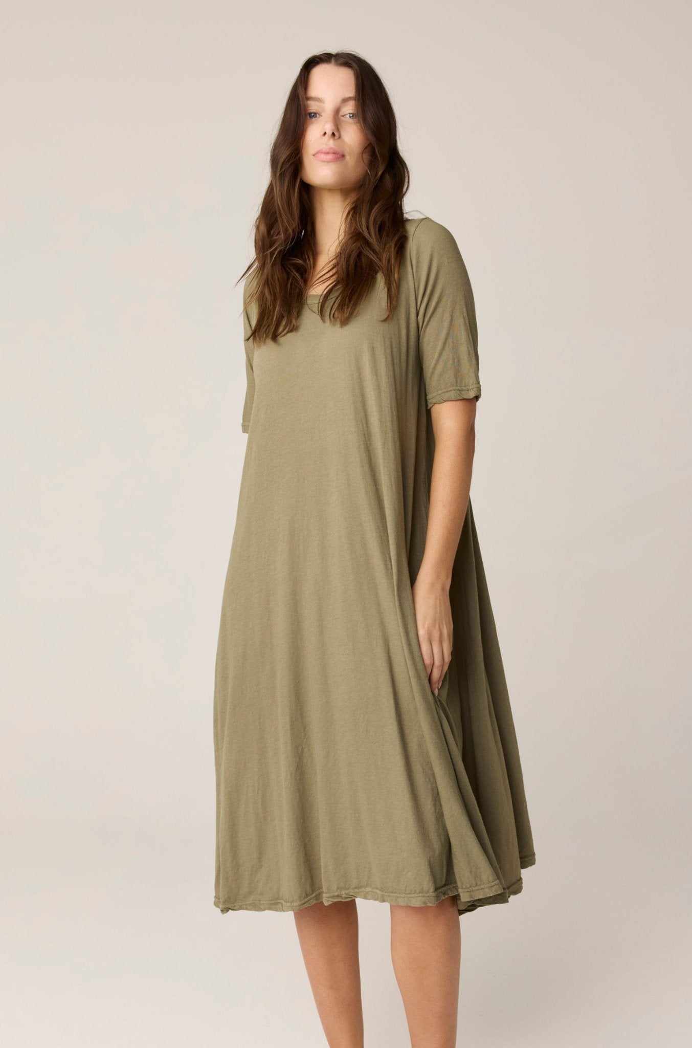 NATI DRESS - MOSS (PRE - ORDER) - Primness