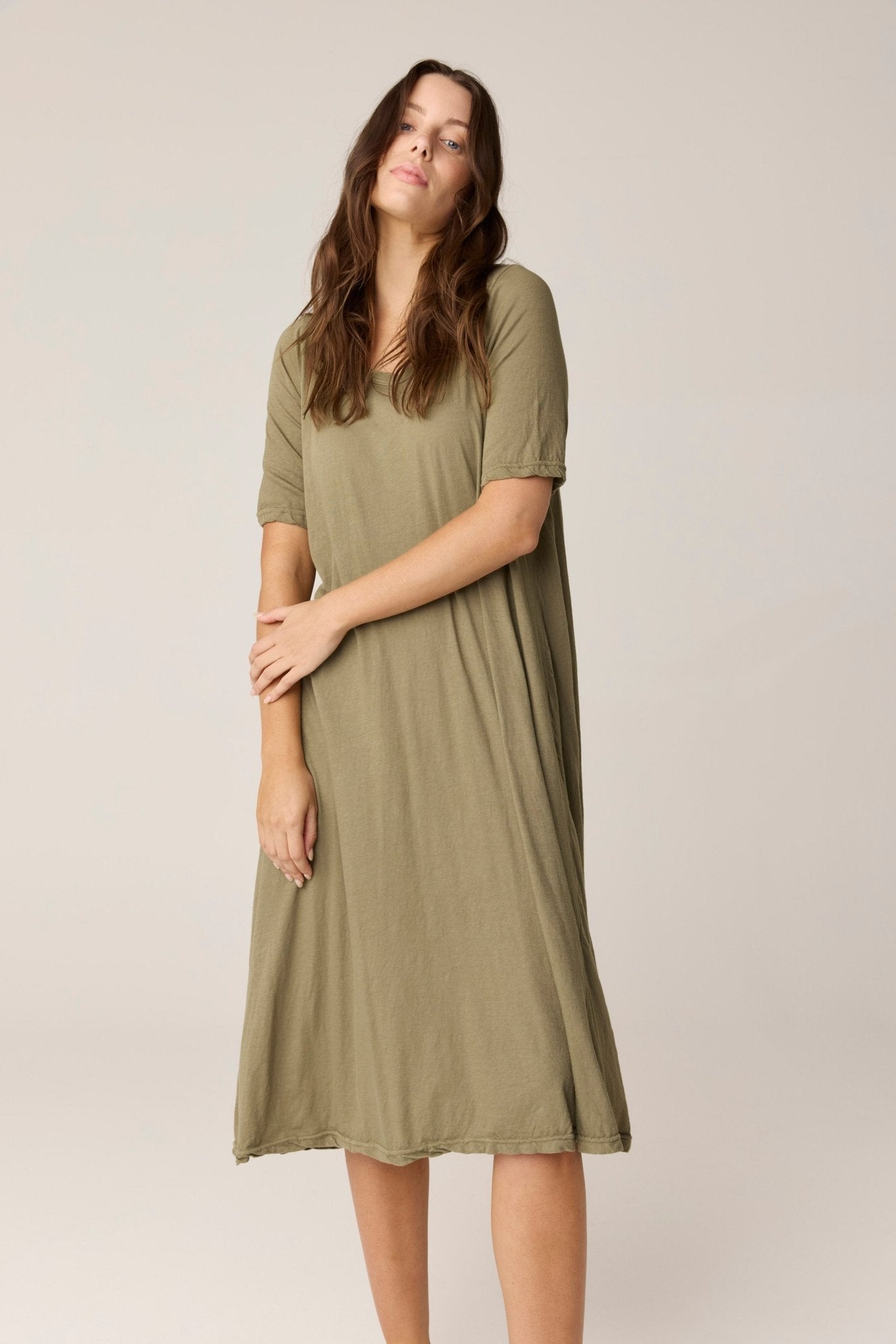 NATI DRESS - MOSS (PRE - ORDER) - Primness