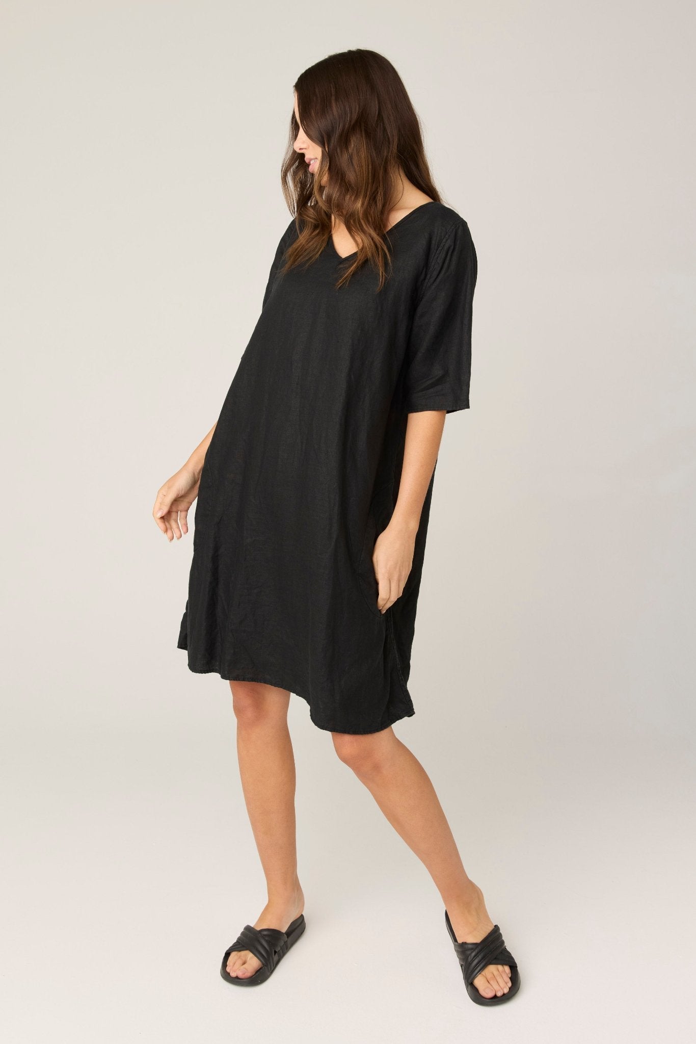 PLAZA DRESS - NOIR (PRE - ORDER) - Primness