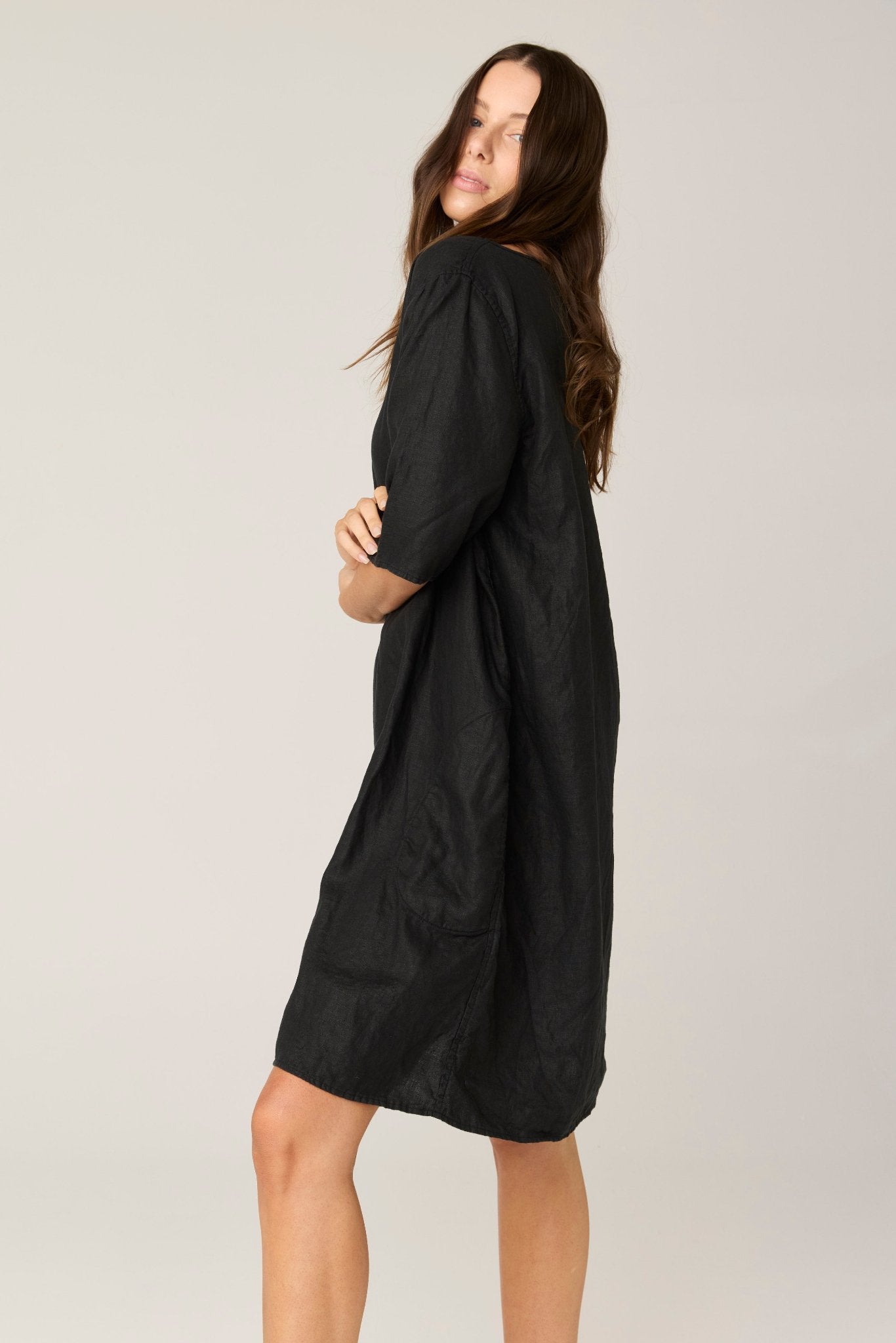 PLAZA DRESS - NOIR (PRE - ORDER) - Primness