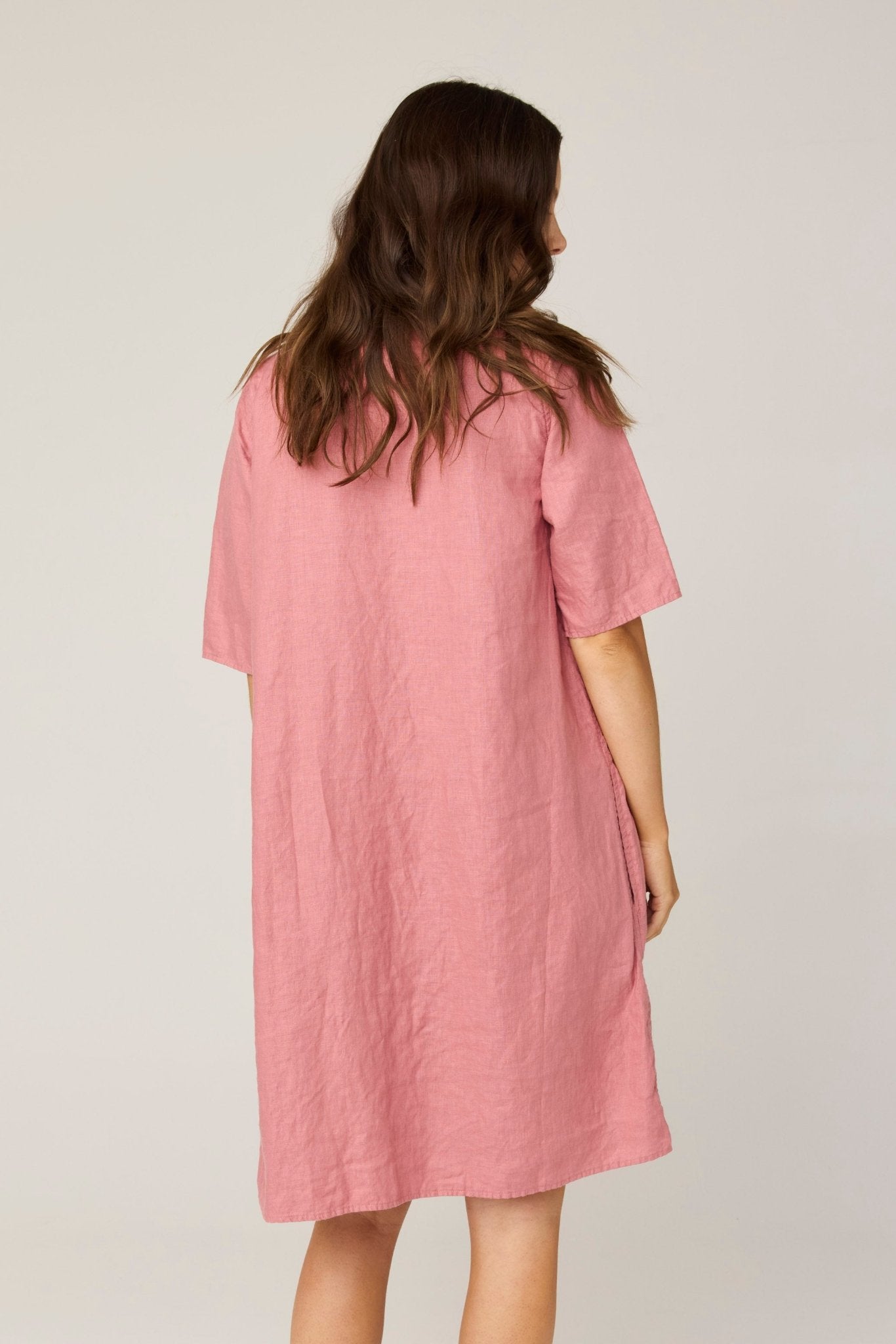 PLAZA DRESS - SALMON (PRE - ORDER) - Primness