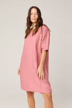 PLAZA DRESS - SALMON (PRE - ORDER) - Primness