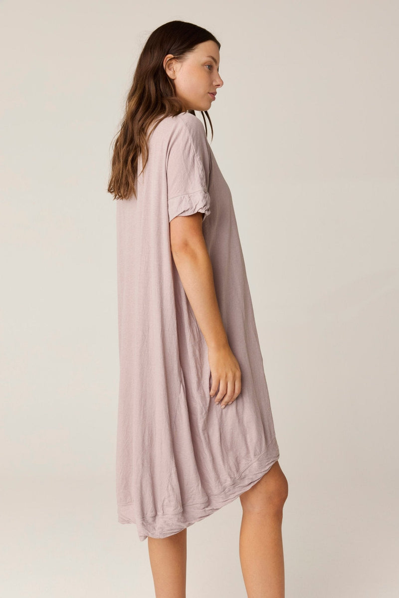 ROCCO TEE DRESS - DOVE (PRE - ORDER) - Primness