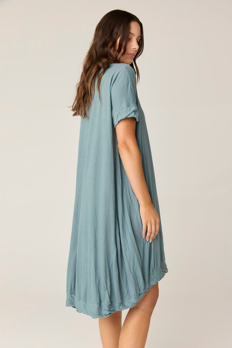 ROCCO TEE DRESS - LAGOON (PRE - ORDER) - Primness