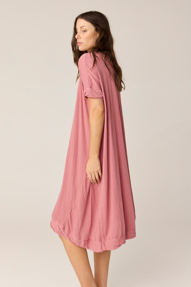 ROCCO TEE DRESS - SALMON (PRE - ORDER) - Primness