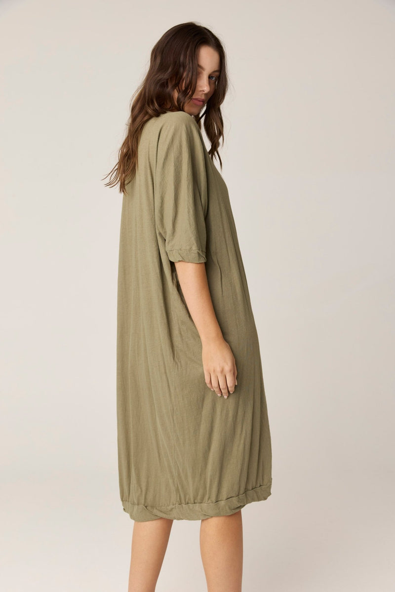 SANDY DRESS - MOSS (PRE - ORDER) - Primness