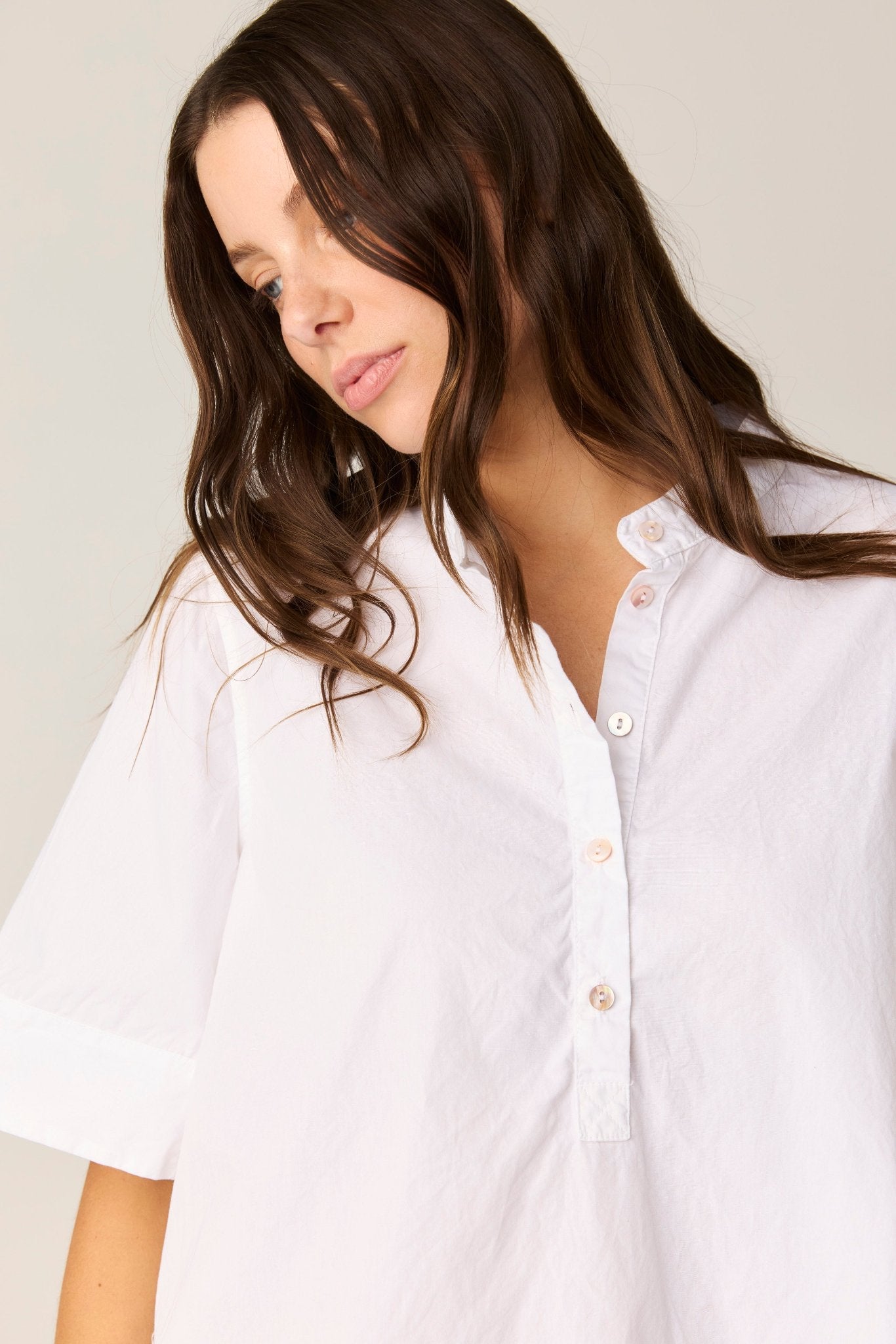 SHORE SHIRT - BLANC (PRE - ORDER) - Primness