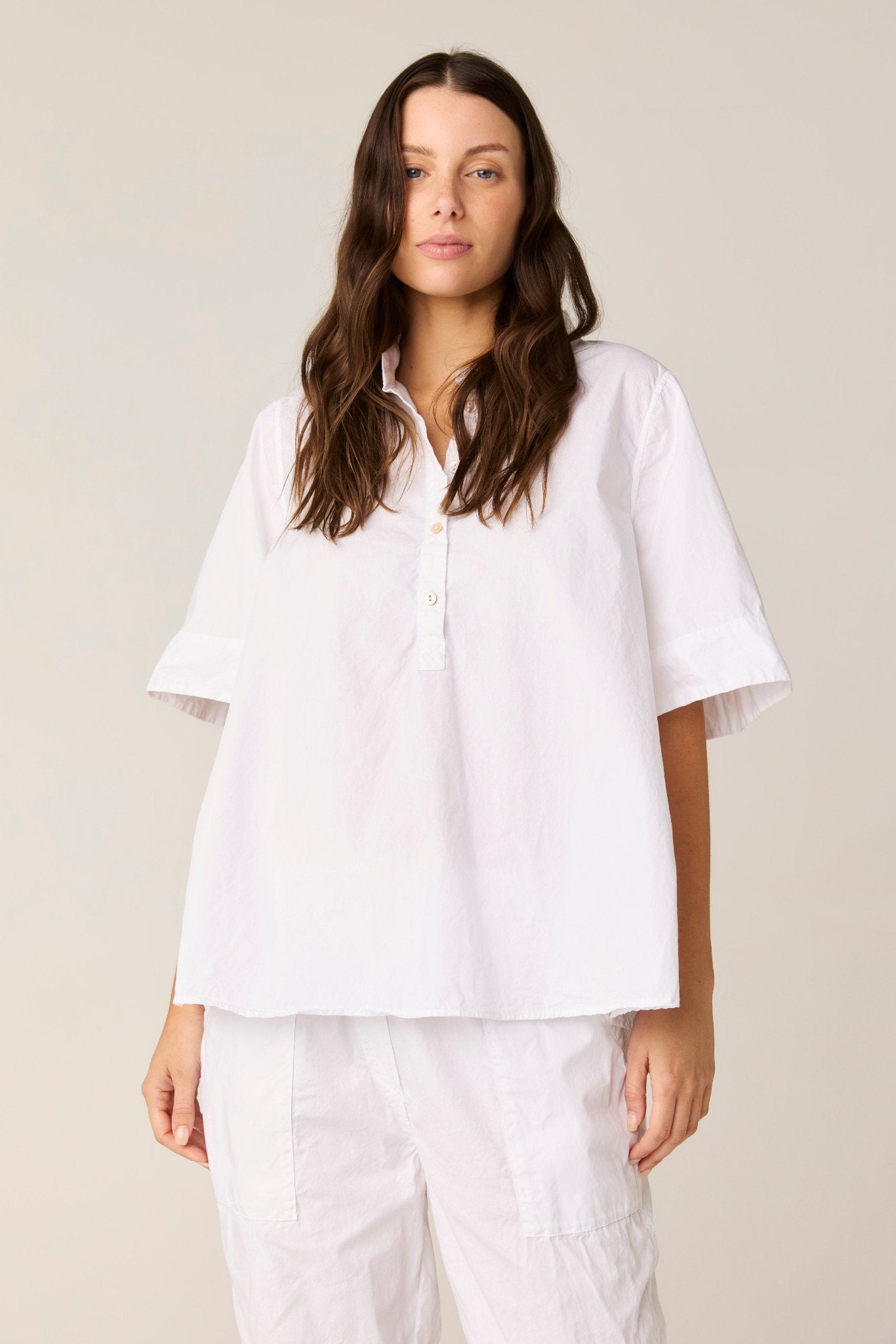 SHORE SHIRT - BLANC (PRE - ORDER) - Primness