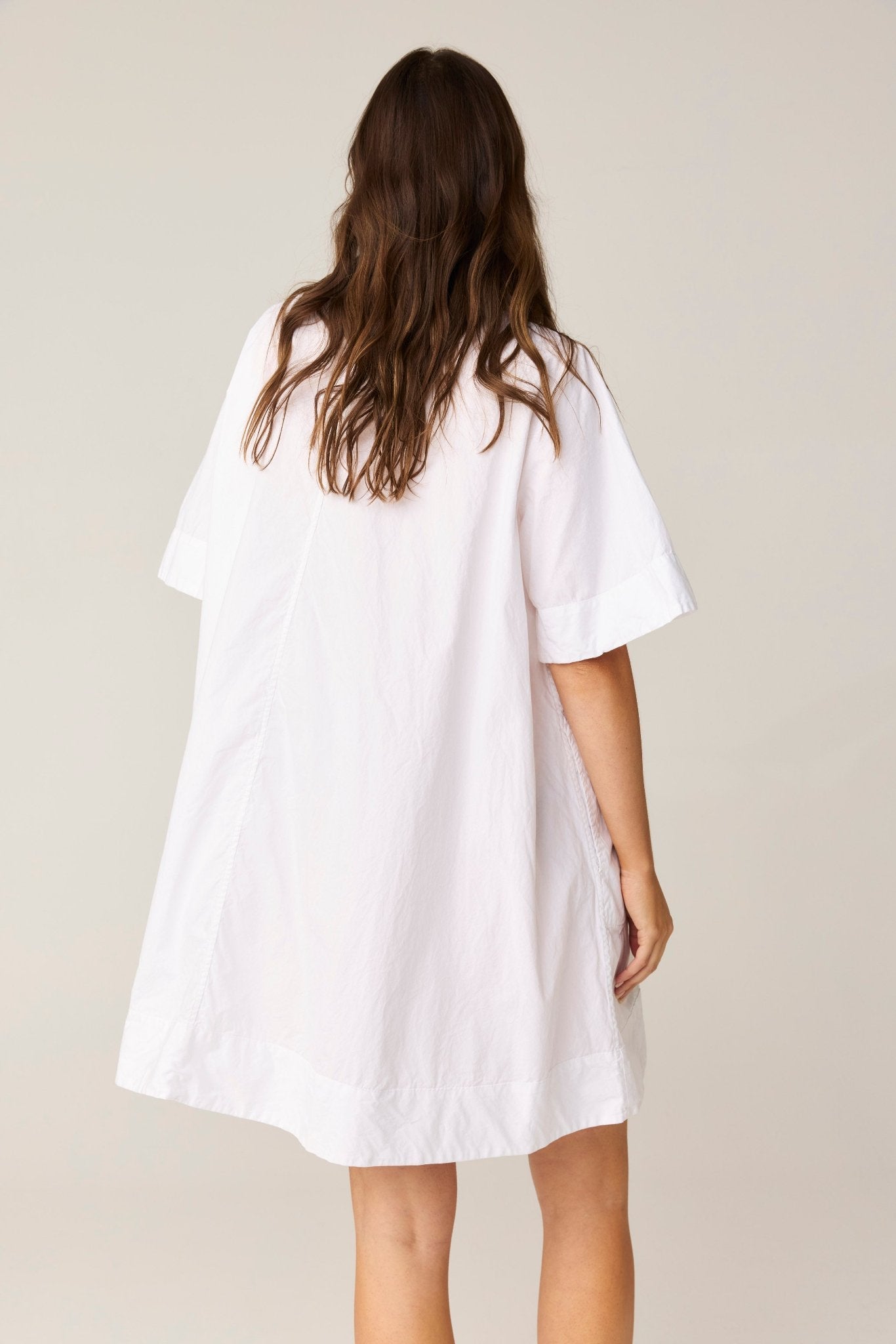 SHORE SHIRT DRESS - BLANC (PRE - ORDER) - Primness