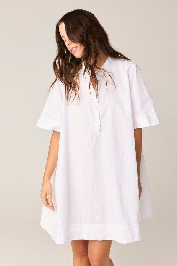 SHORE SHIRT DRESS - BLANC (PRE - ORDER) - Primness