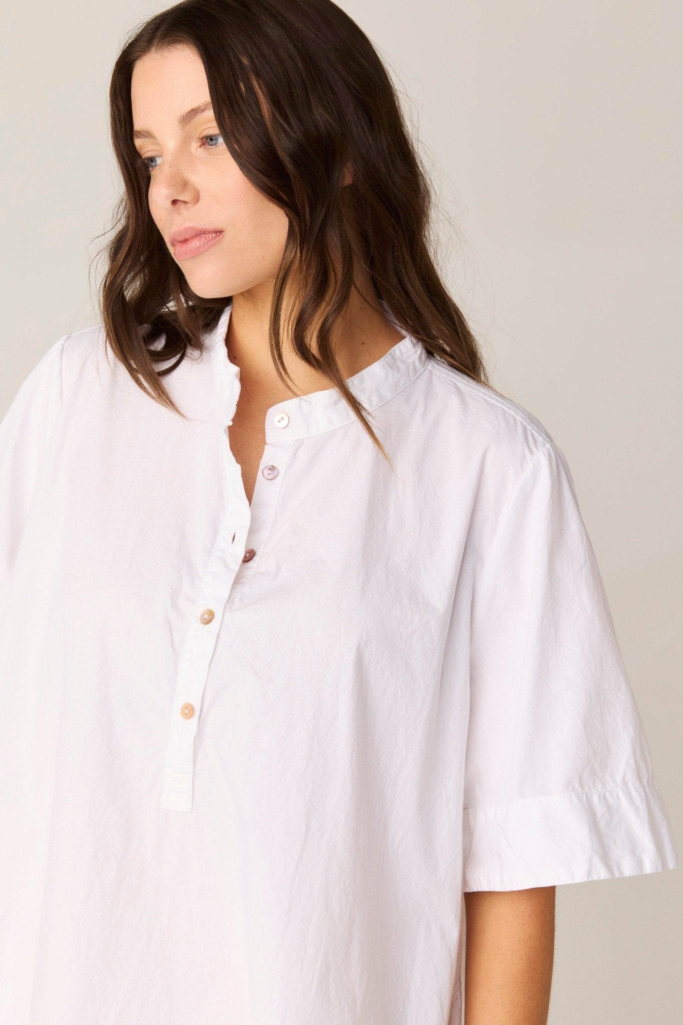 SHORE SHIRT DRESS - BLANC (PRE - ORDER) - Primness