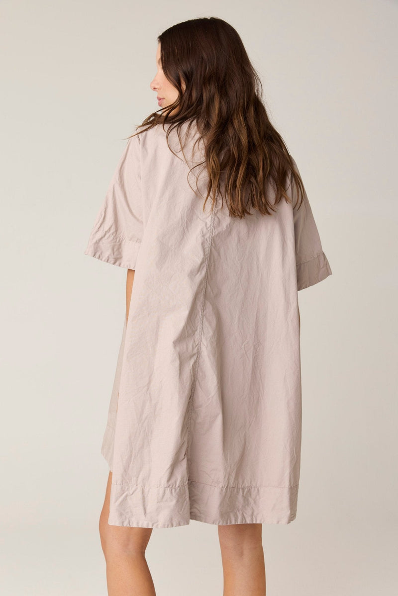 SHORE SHIRT DRESS - DOVE (PRE - ORDER) - Primness