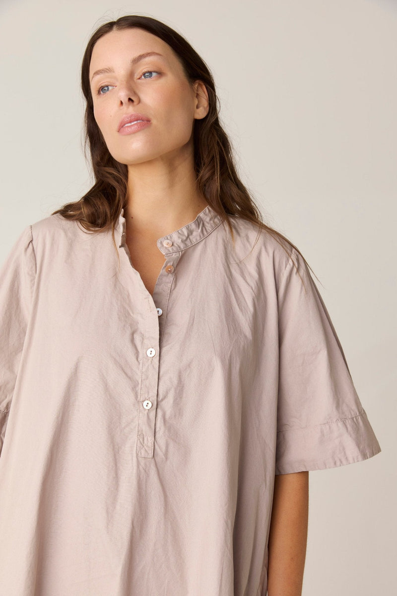 SHORE SHIRT DRESS - DOVE (PRE - ORDER) - Primness