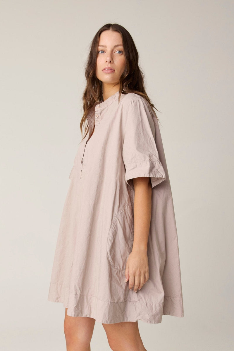 SHORE SHIRT DRESS - DOVE (PRE - ORDER) - Primness