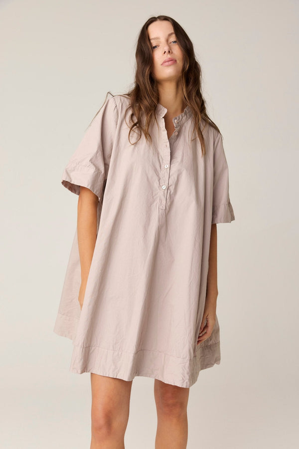 SHORE SHIRT DRESS - DOVE (PRE - ORDER) - Primness