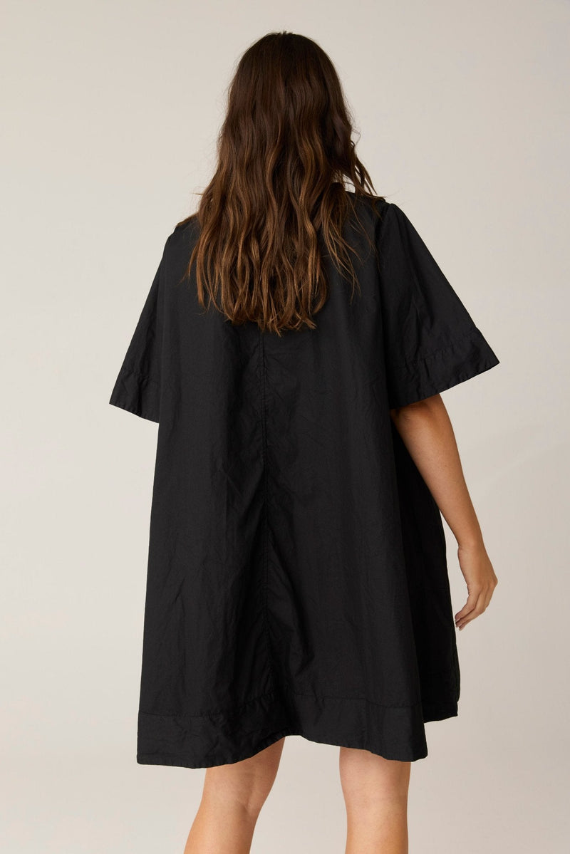 SHORE SHIRT DRESS - NOIR (PRE - ORDER) - Primness