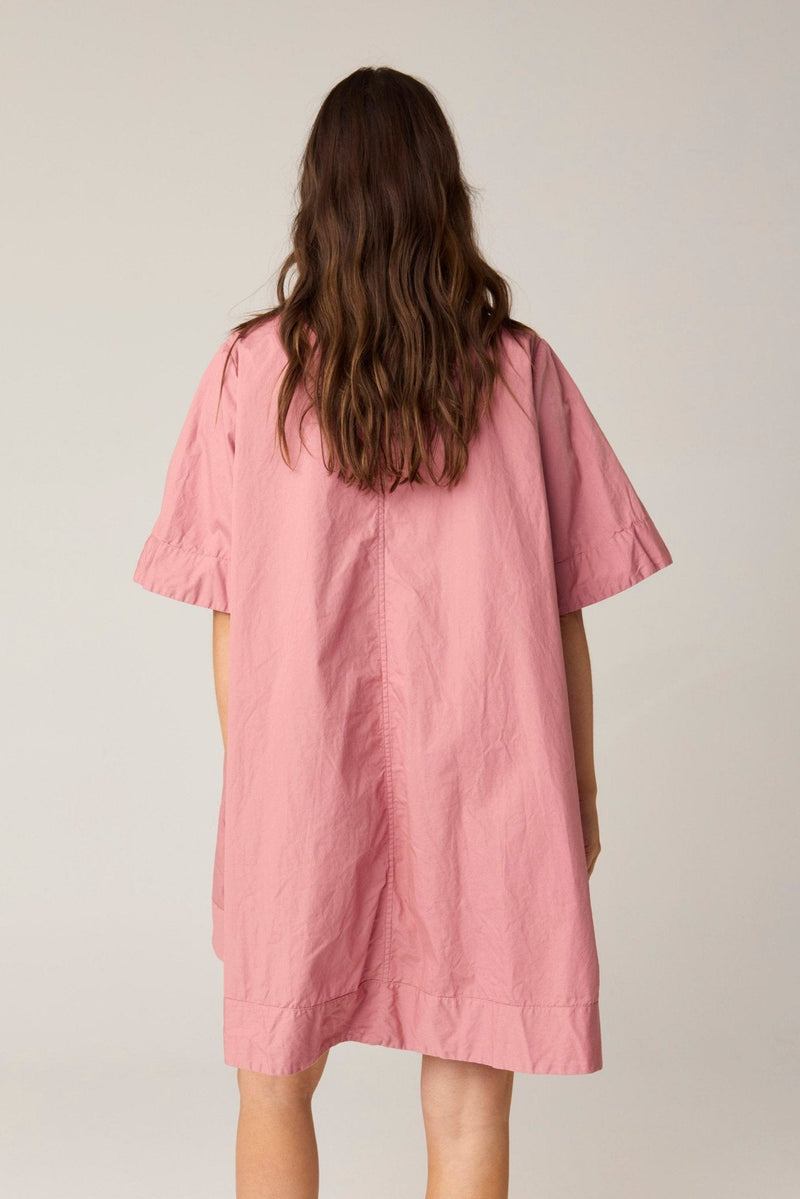 SHORE SHIRT DRESS - SALMON (PRE - ORDER) - Primness