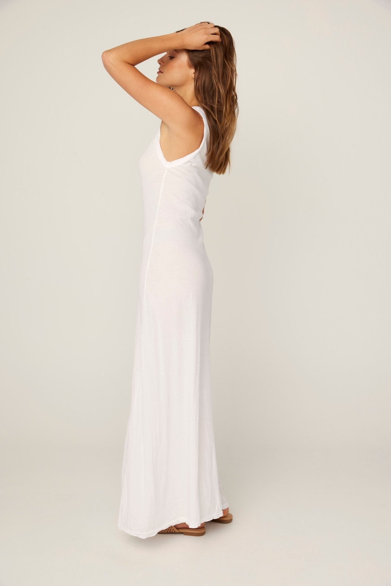 YENI TANK DRESS - BLANC (PRE-ORDER) - Primness