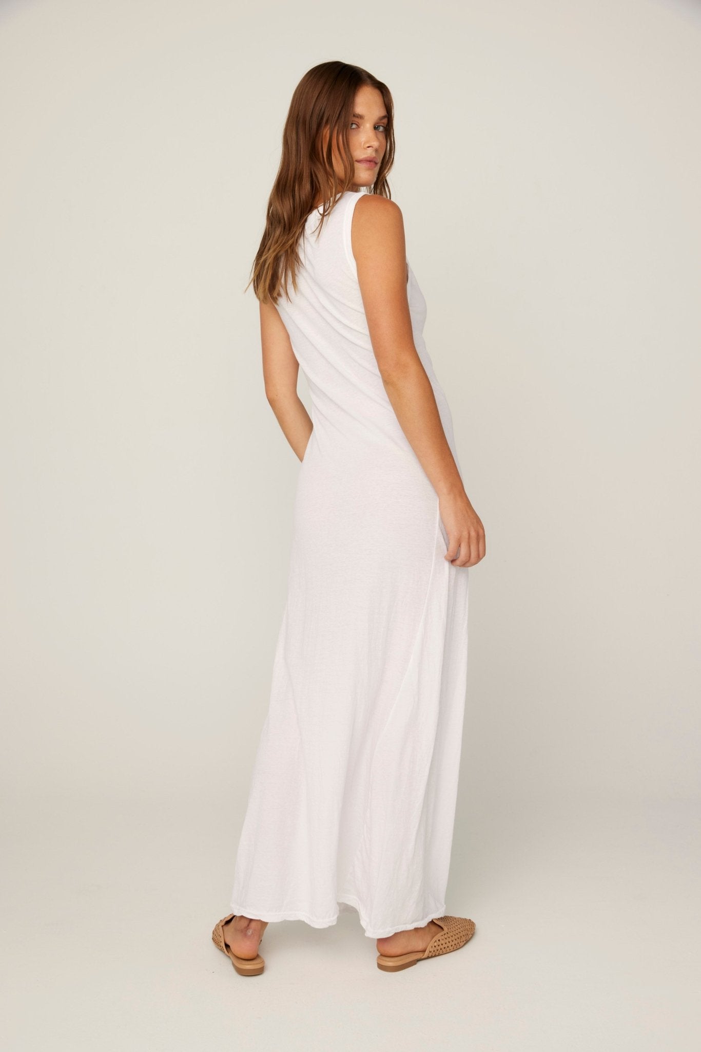 YENI TANK DRESS - BLANC (PRE-ORDER) - Primness