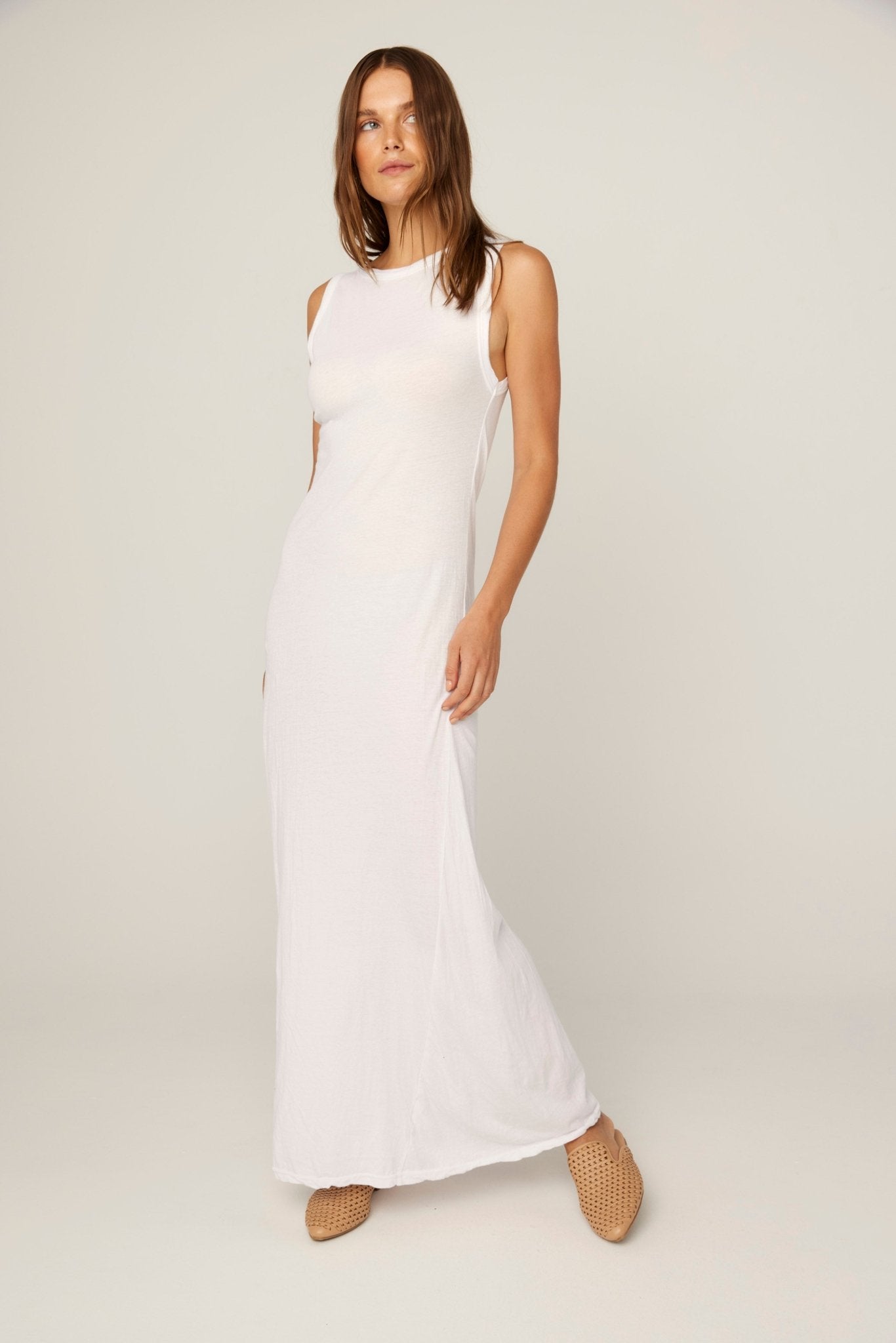 YENI TANK DRESS - BLANC (PRE-ORDER) - Primness