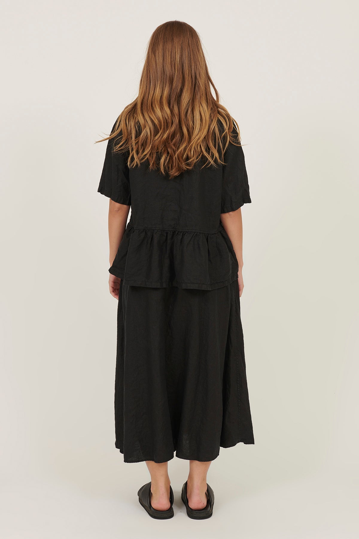 AMALFI SKIRT- NOIR - Primness