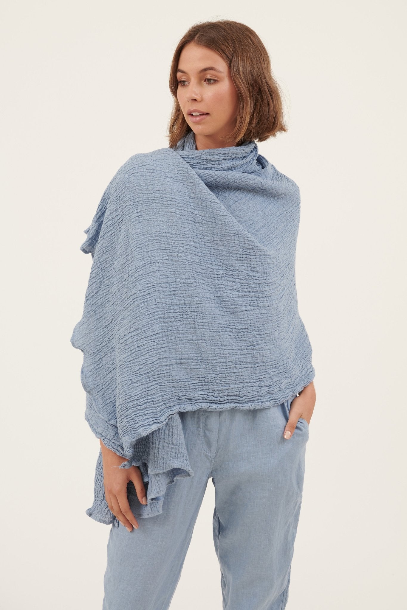 BEACH THROW - SUMMER SKY - FINAL SALE - Primness