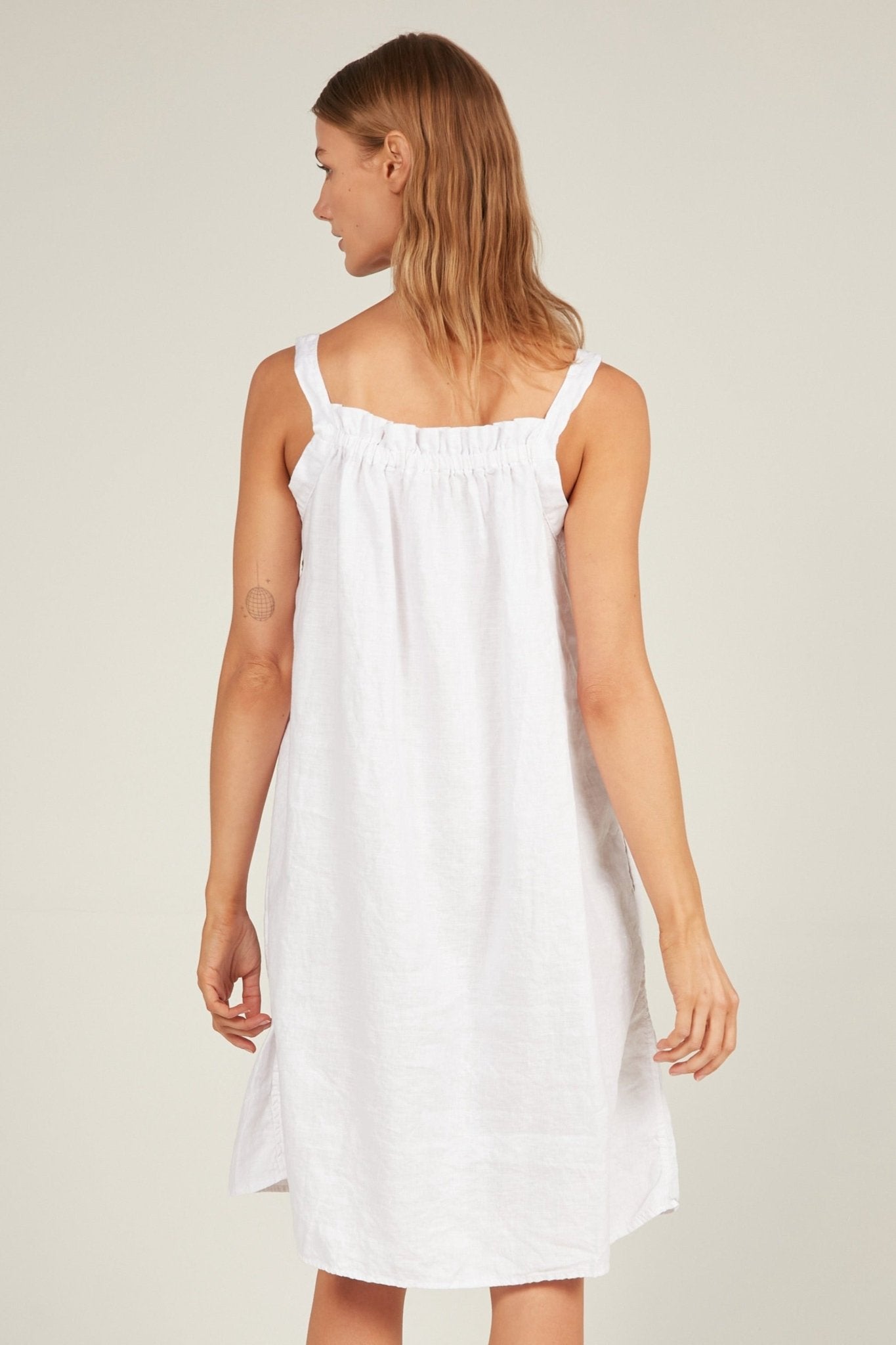 BEACHED DRESS - BLANC - Primness