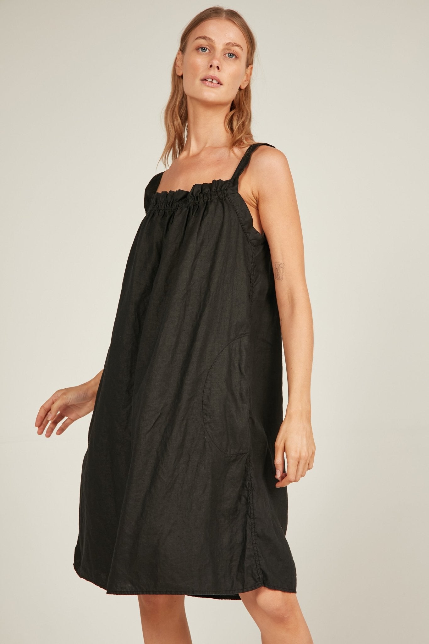 BEACHED DRESS - NOIR - Primness