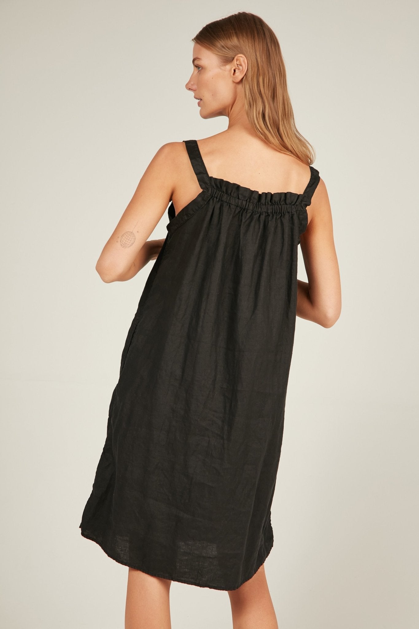 BEACHED DRESS - NOIR - Primness