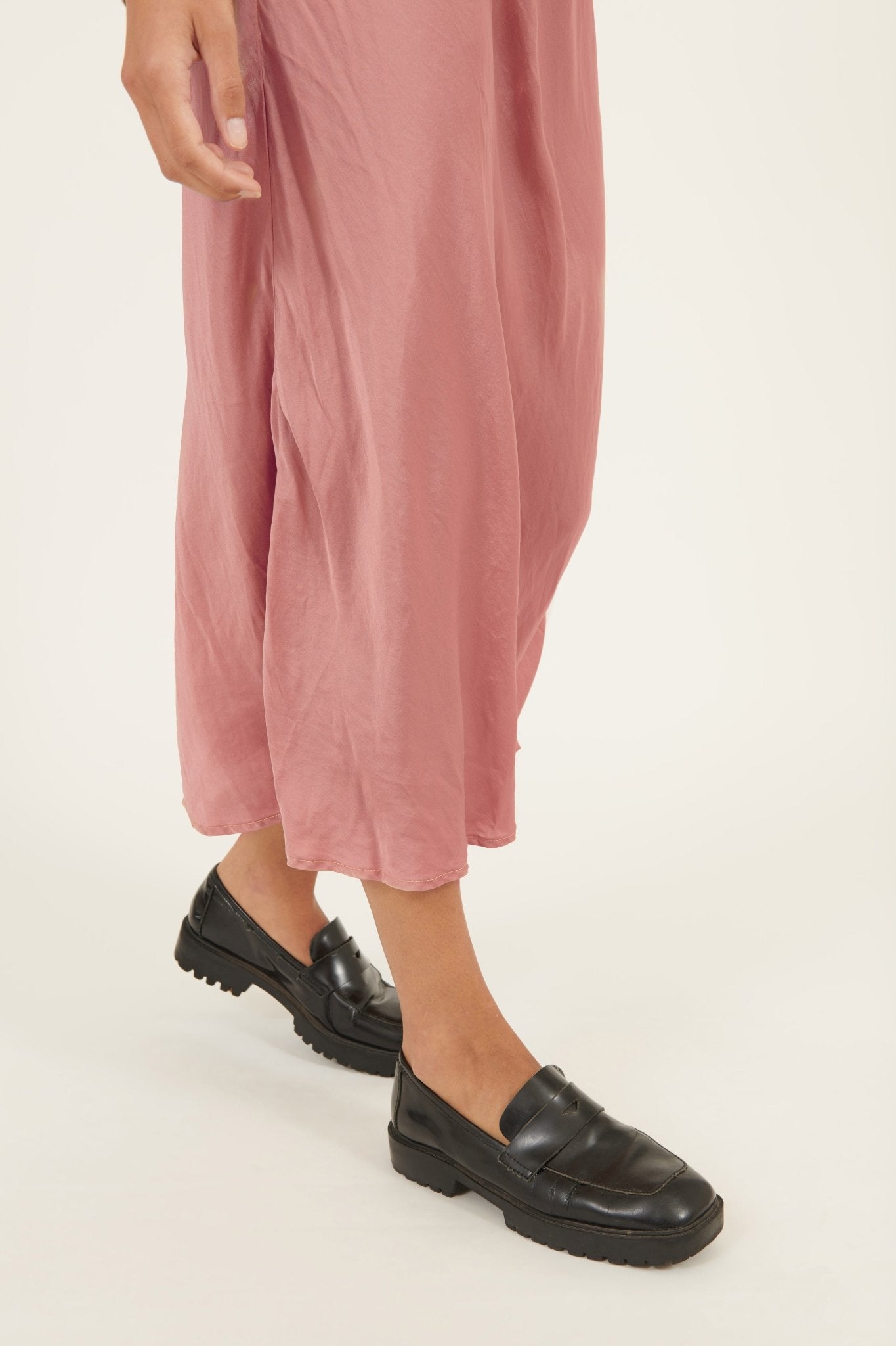 BIAS LONG SKIRT - FRENCH ROSE - Primness