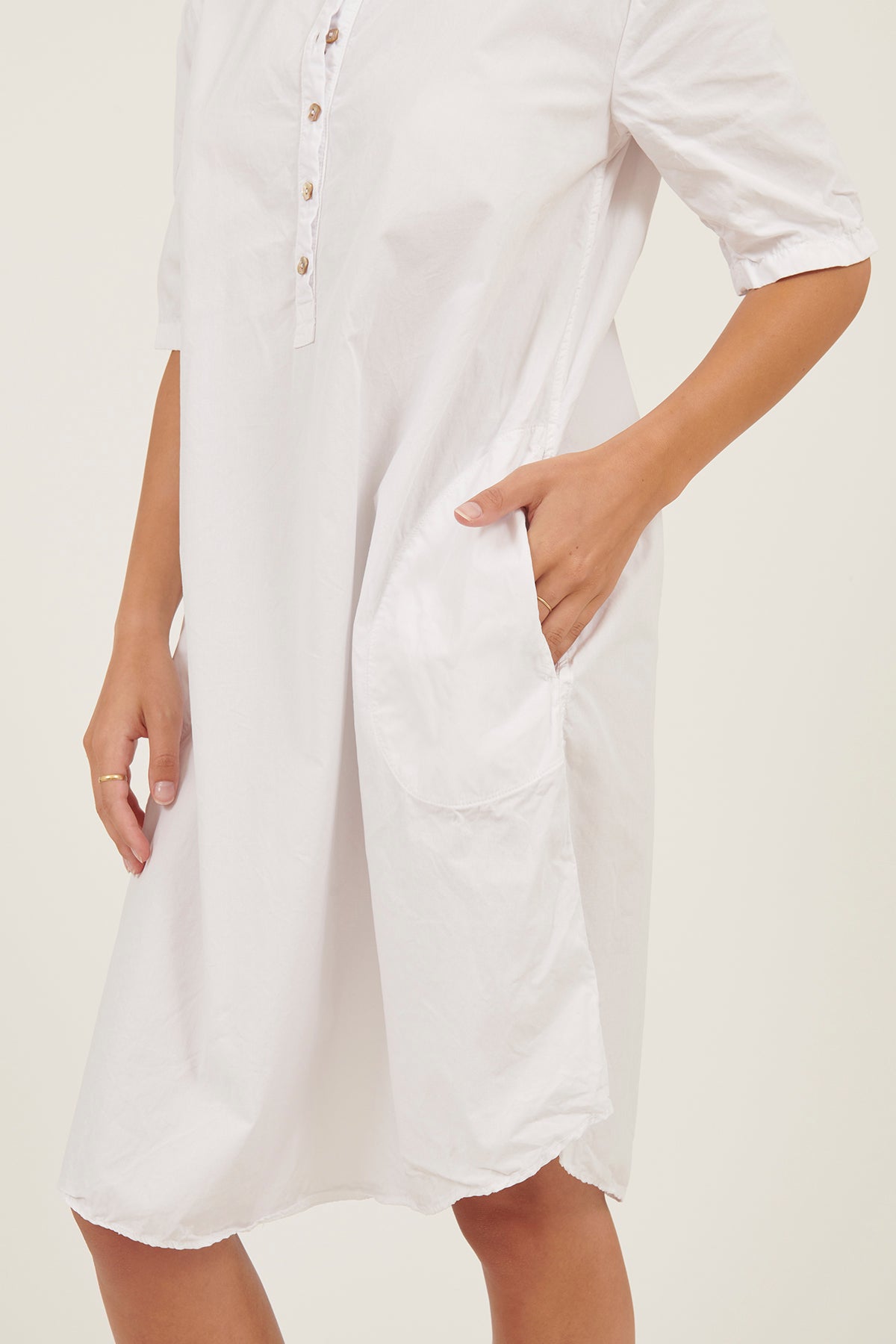 BIBO DRESS - BLANC - Primness