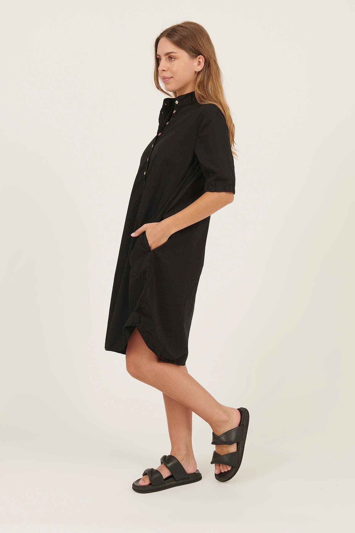 BIBO DRESS - NOIR - Primness